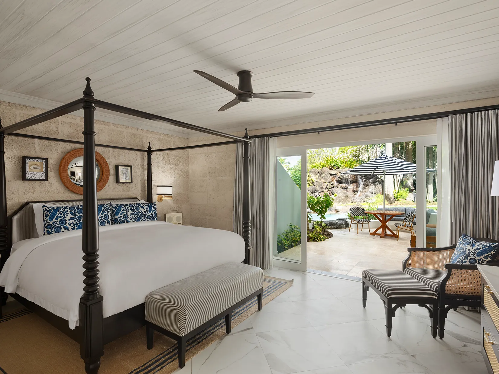 Caribbean, Barbados, Colony Club, double bedroom