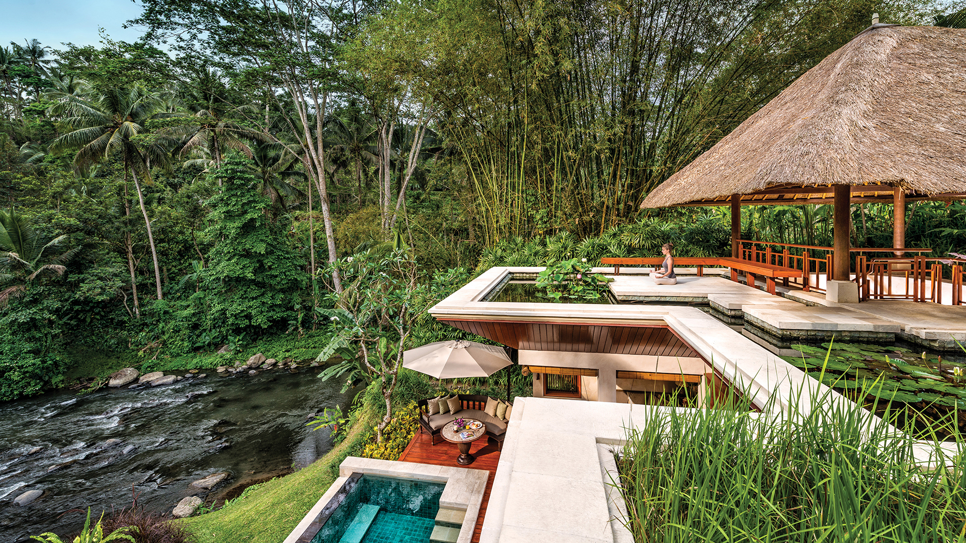  Worldwide, Indonesia, Four Seasons Resort Bali at Sayan, Riverfront villa