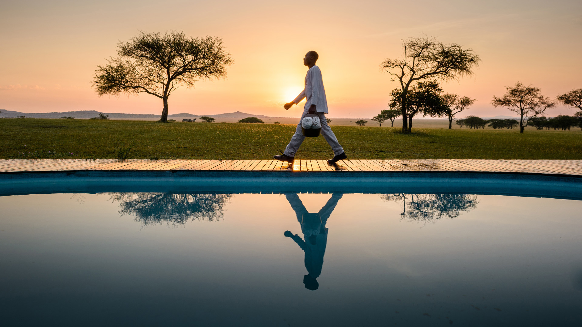  Africa, Tanzania, Singita Sabora, Pool