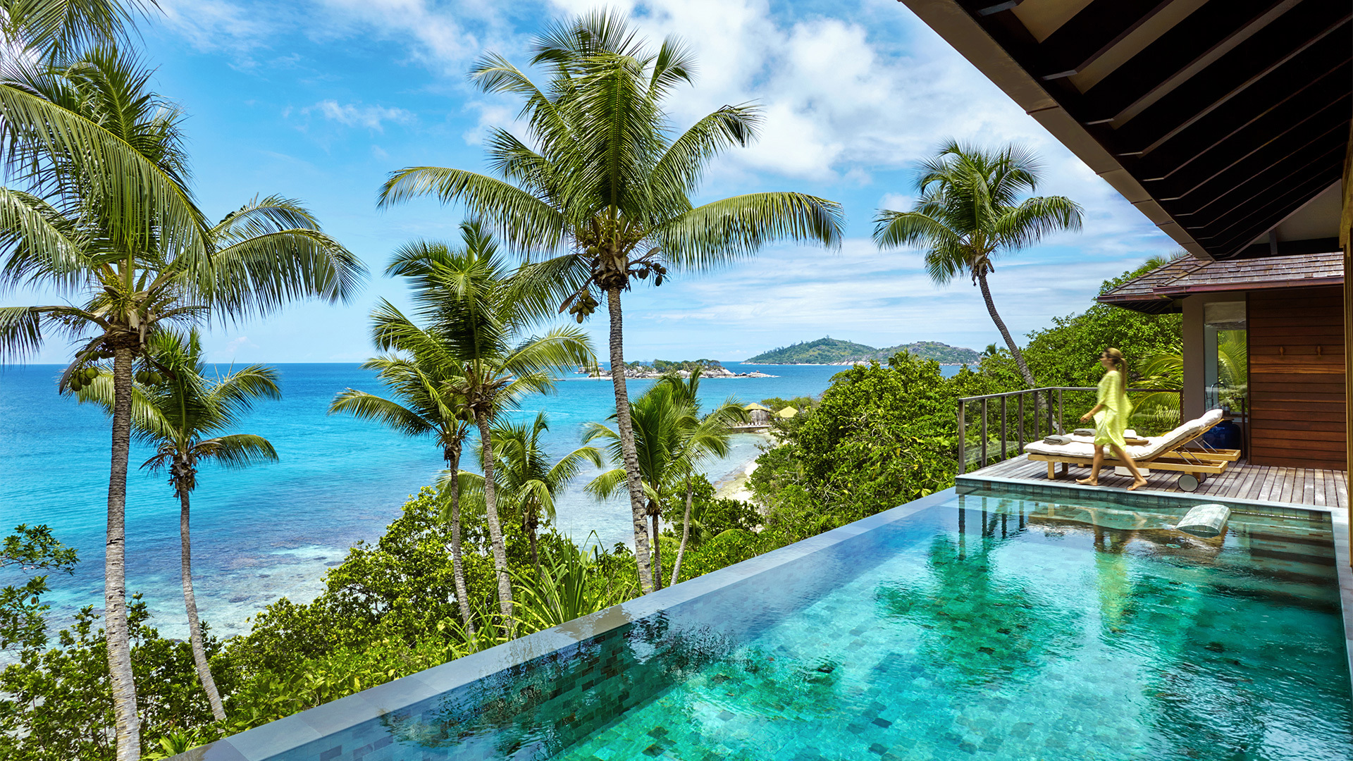 View from a two bedroom villa