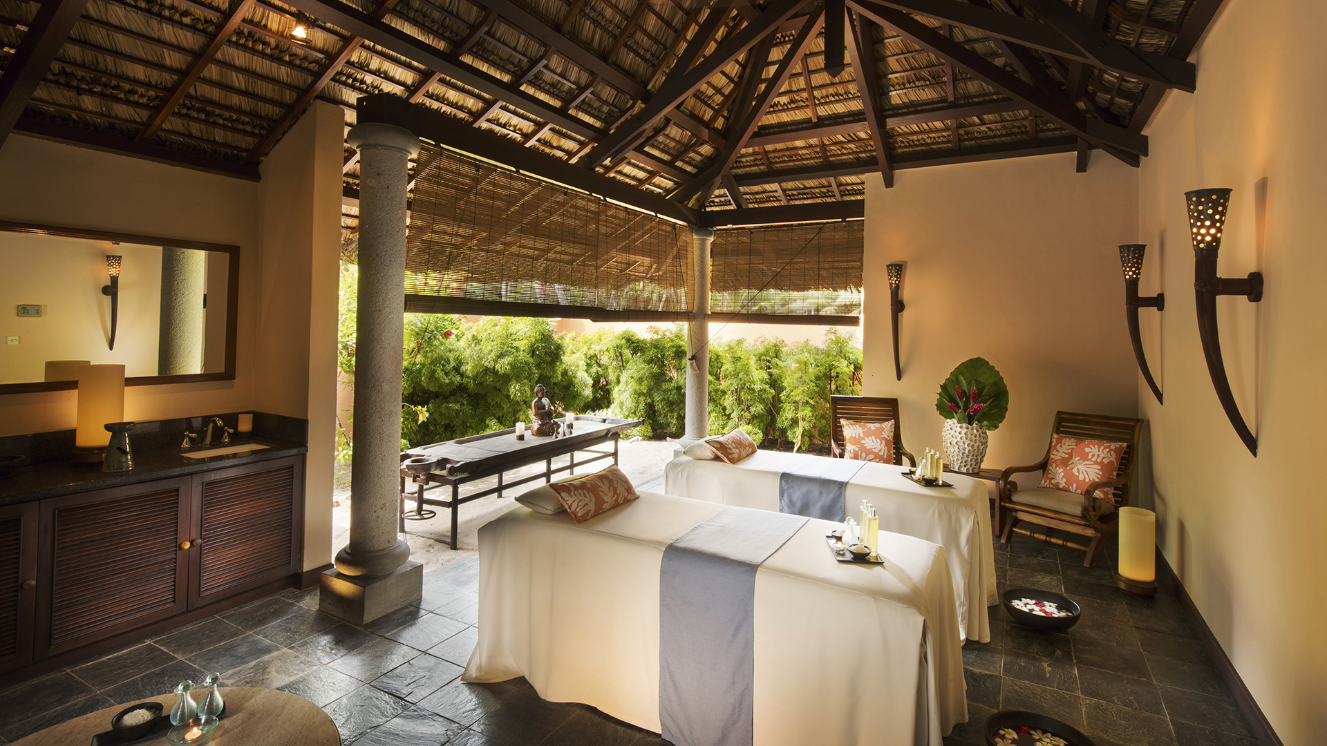 Indian ocean, Seychelles, Constance lemuria resort, Spa