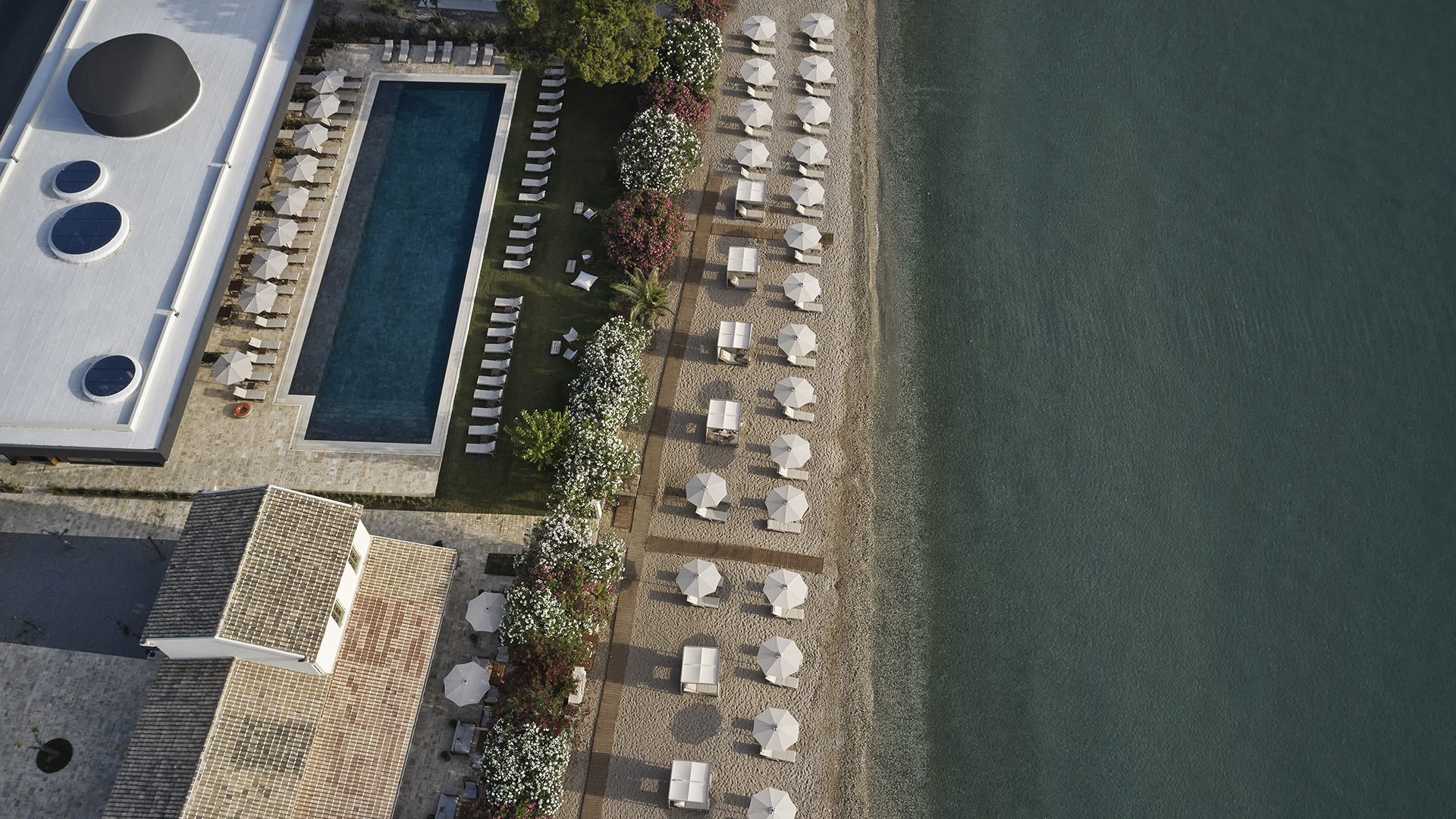 Europe, Greece, Corfu, Olivar Suites, Beach