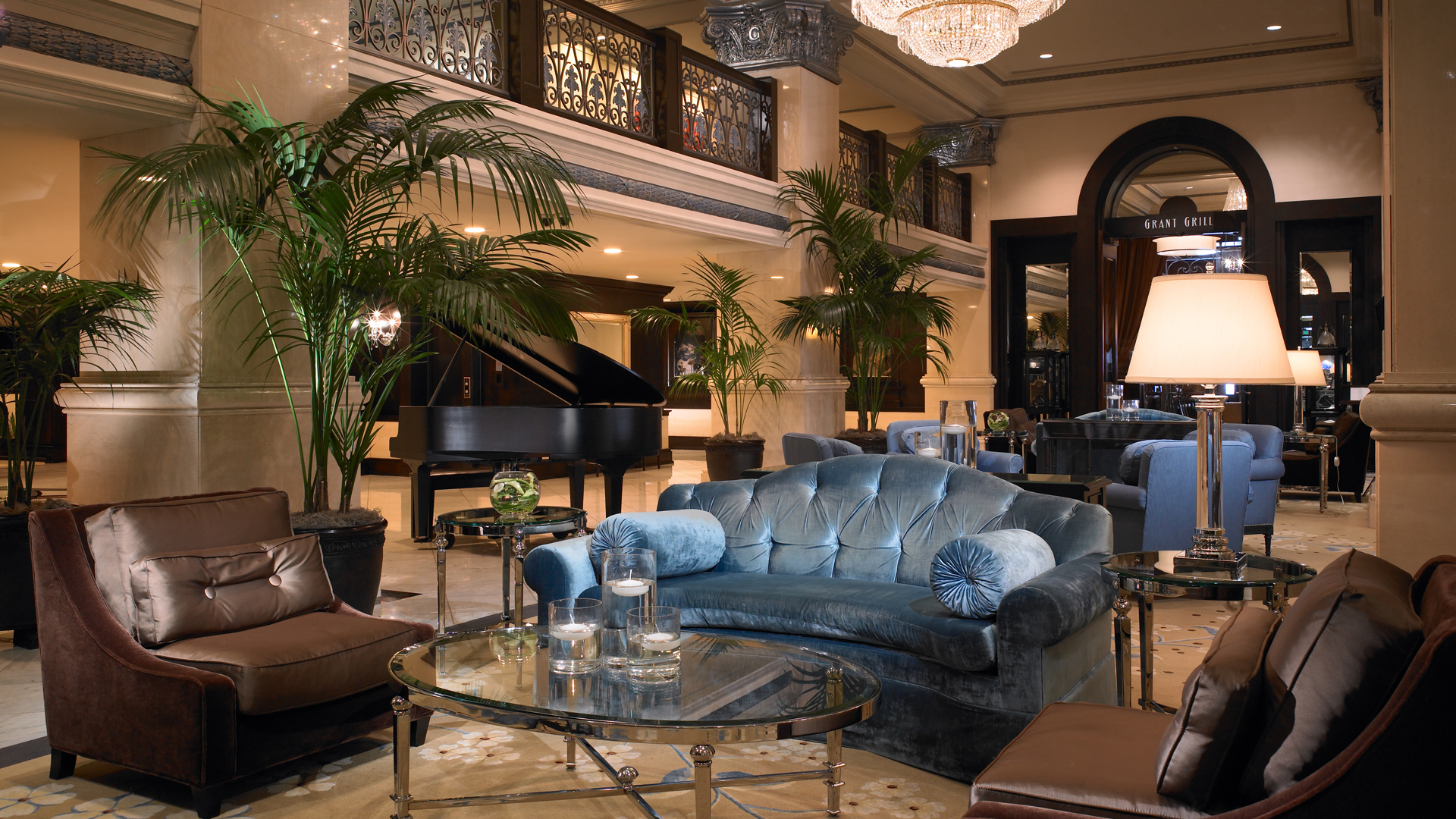  North america & canada, California, Us grant, Lobby lounge