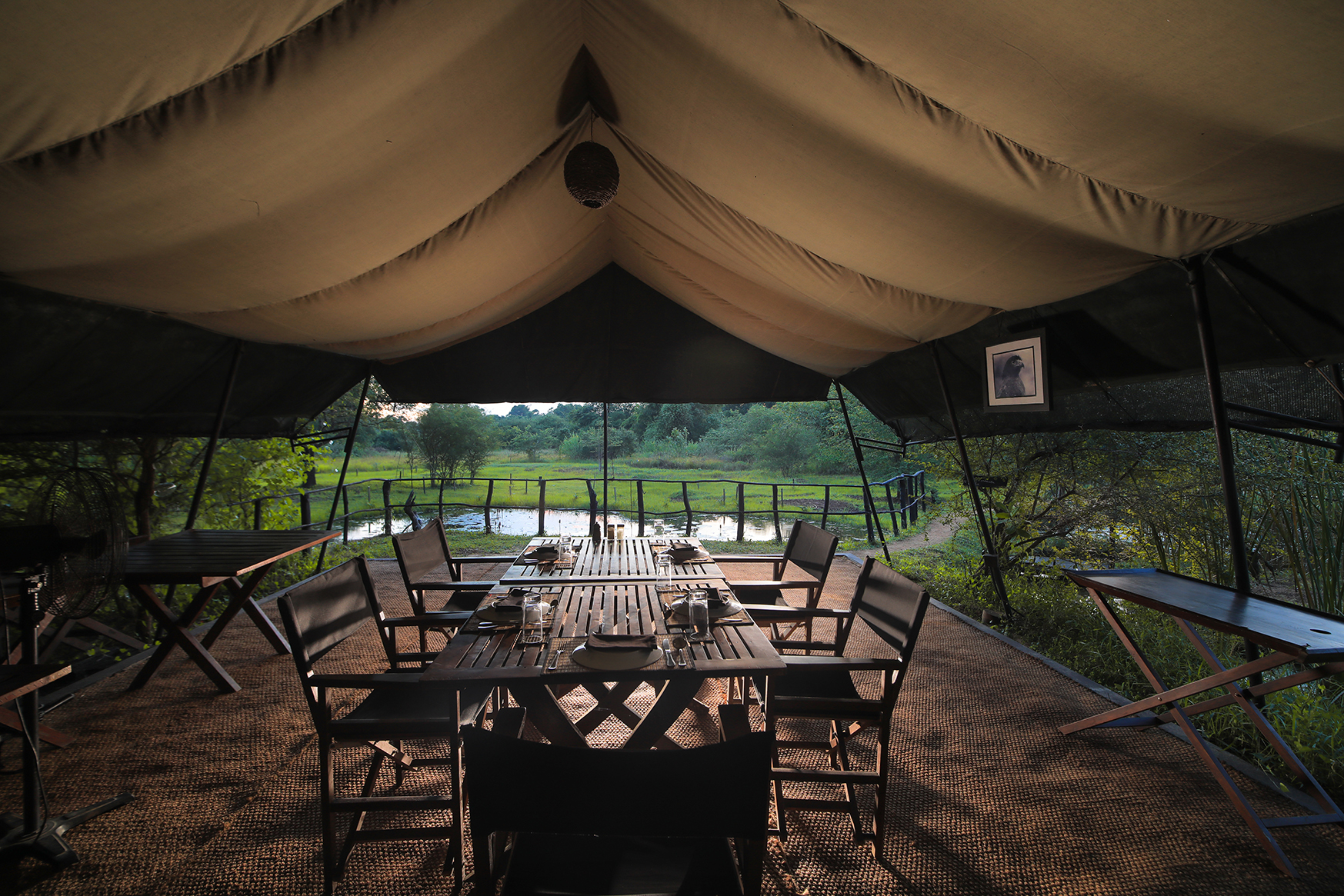 Asia, Sri Lanka, Leopard Trails Camps, dining tent