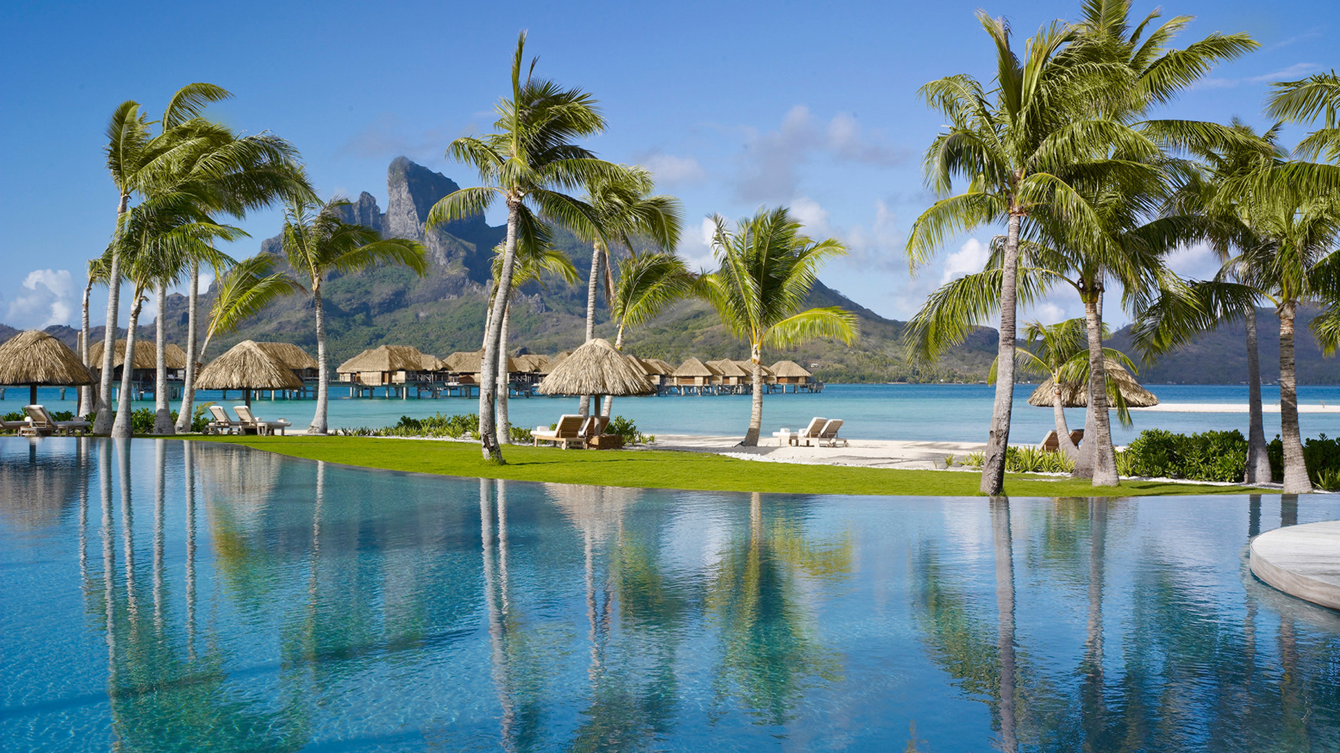 Worldwide, French polynesia, Four seasons bora bora, Swimming pool