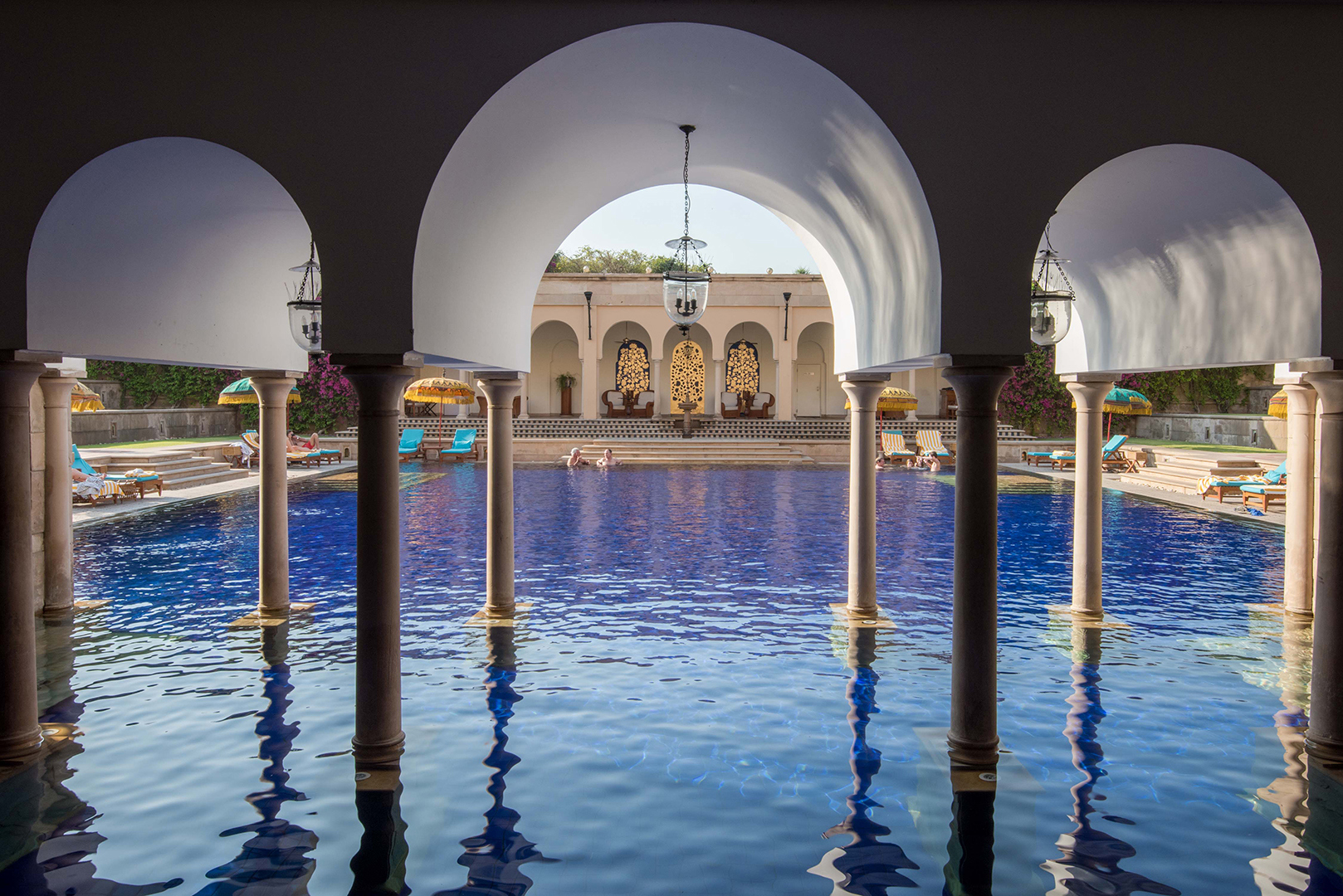 Asia, India, The Oberoi Amarvilas, Swimming pool
