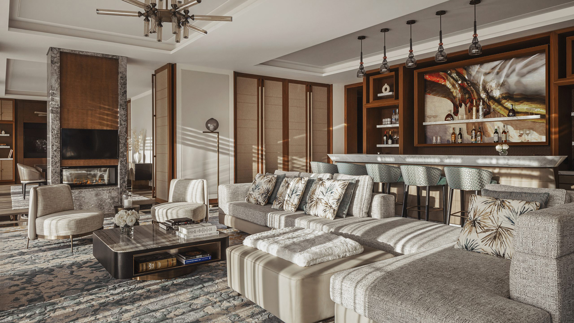 Europe, Croatia & Montenegro, One&Only Portonovi, Suite One Living Room