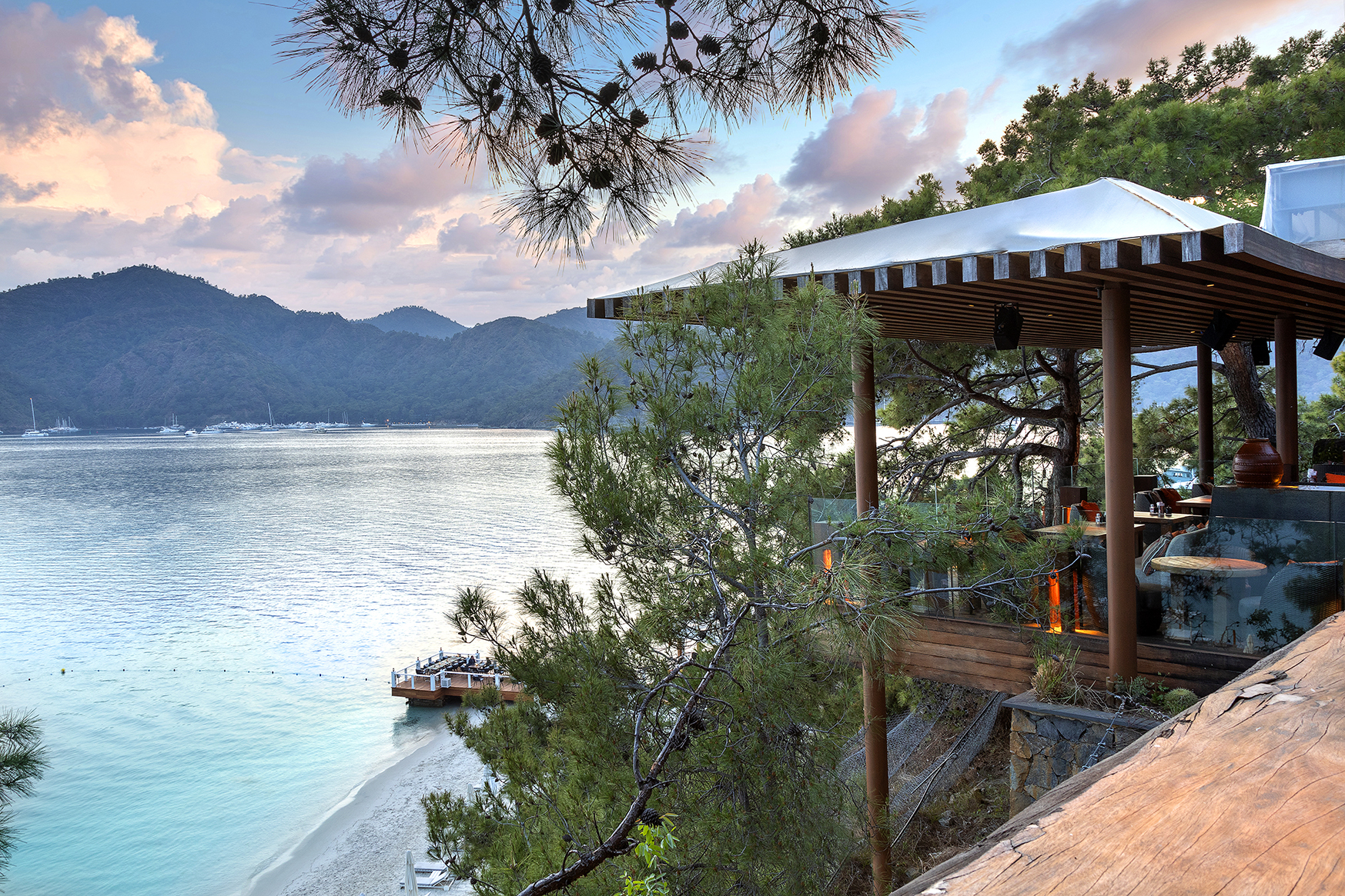 Europe, Turkey, D-Resort Gocek, Q Lounge restaurant