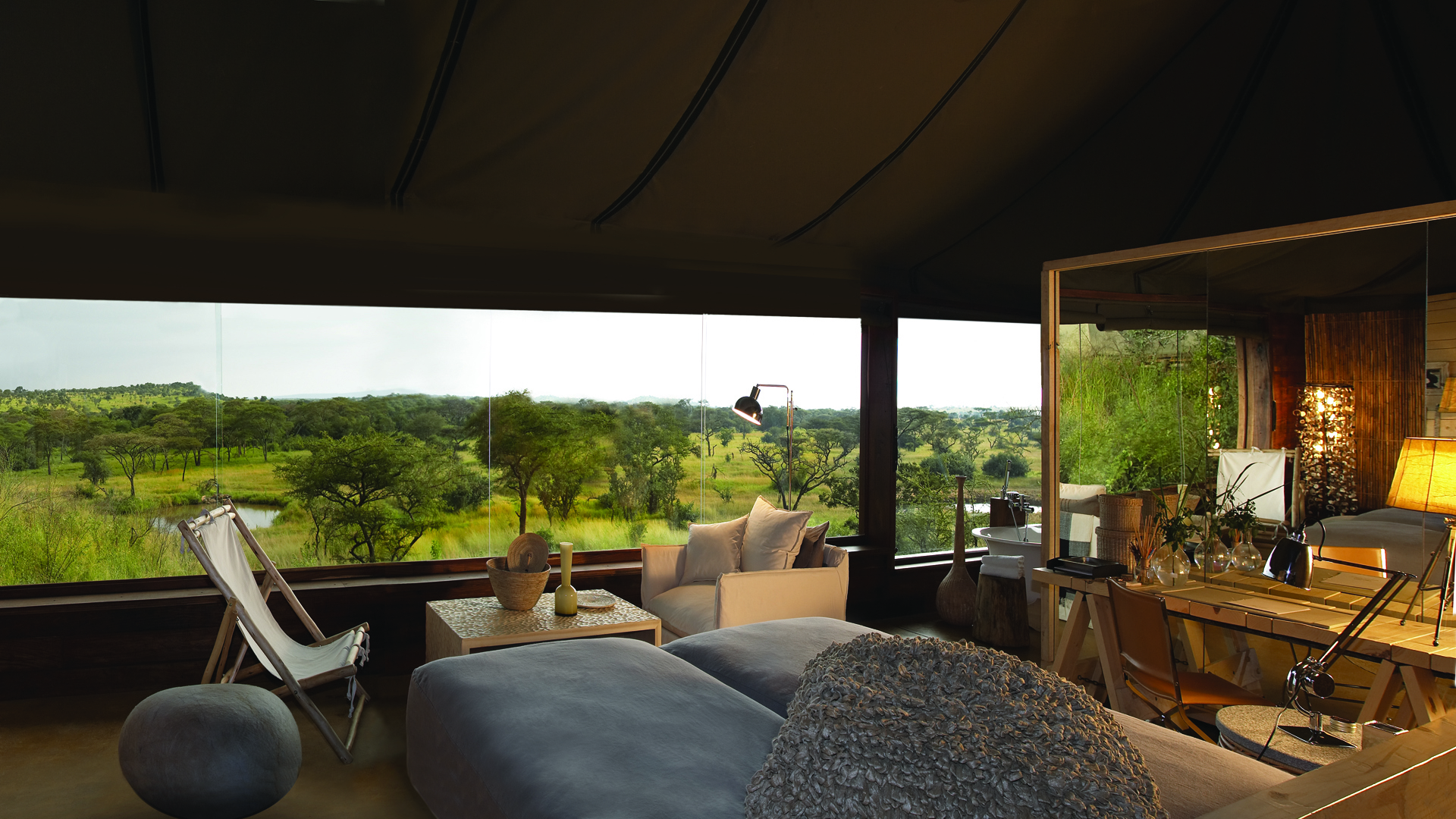  Africa, Tanzania, Singita faru faru, Bedroom