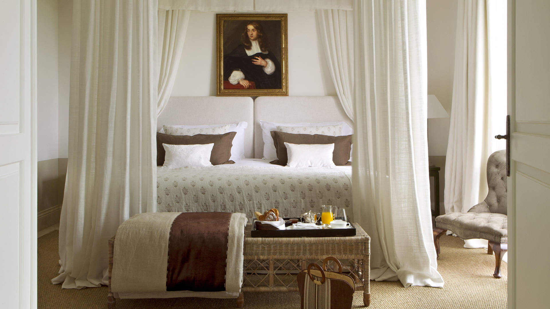 Europe, Spain, Costa del Sol, Finca Cortesin, Bedroom