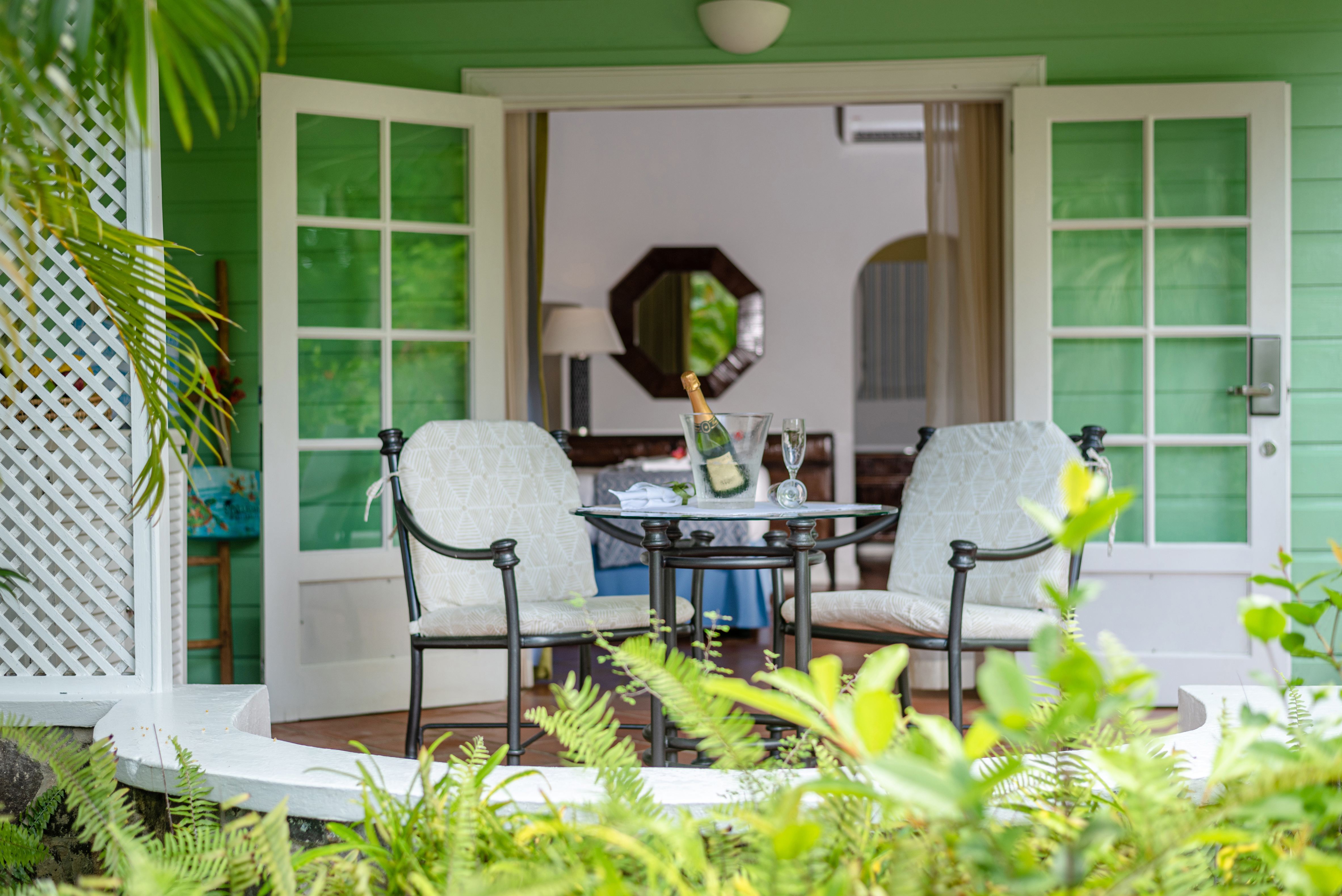 Caribbean, St Lucia, East Winds, Bungalow Deck