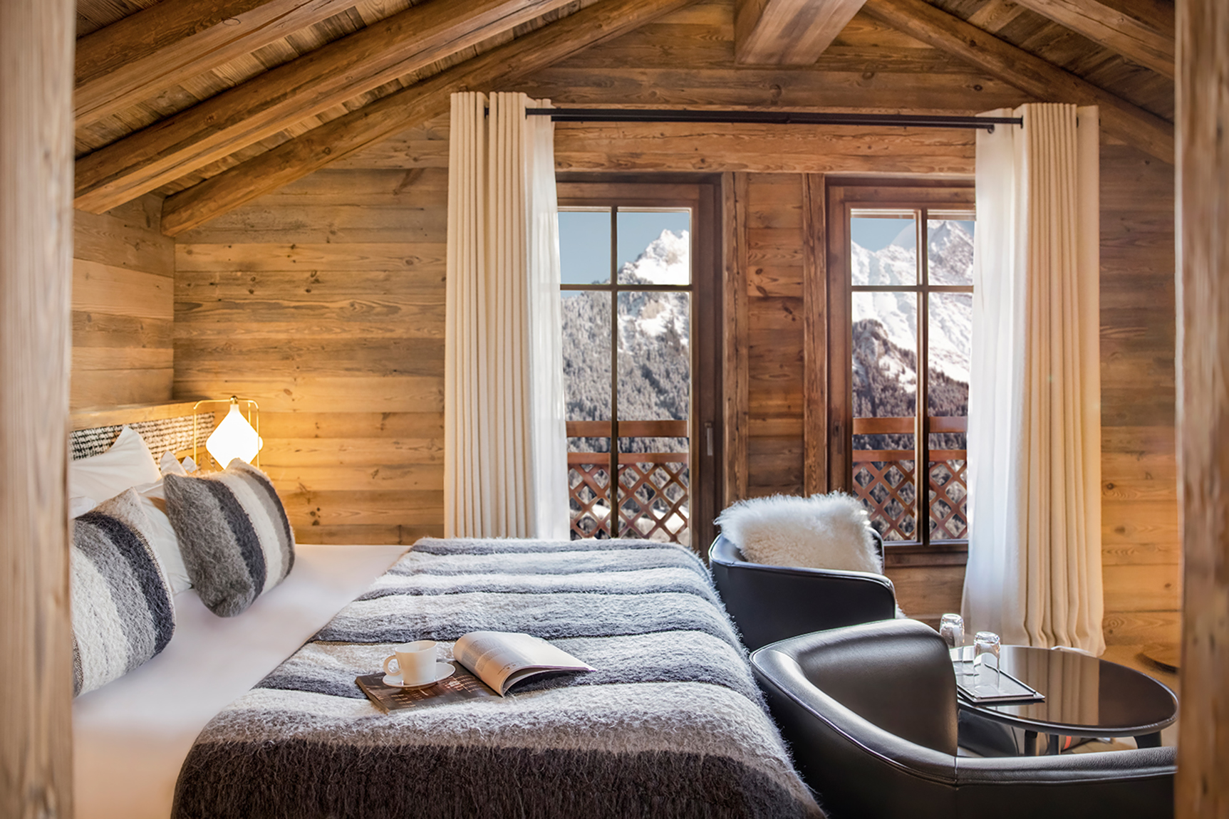 Ski & Snow, France, Megeve, Armancette, Junior Suite with views of Mont Blanc 