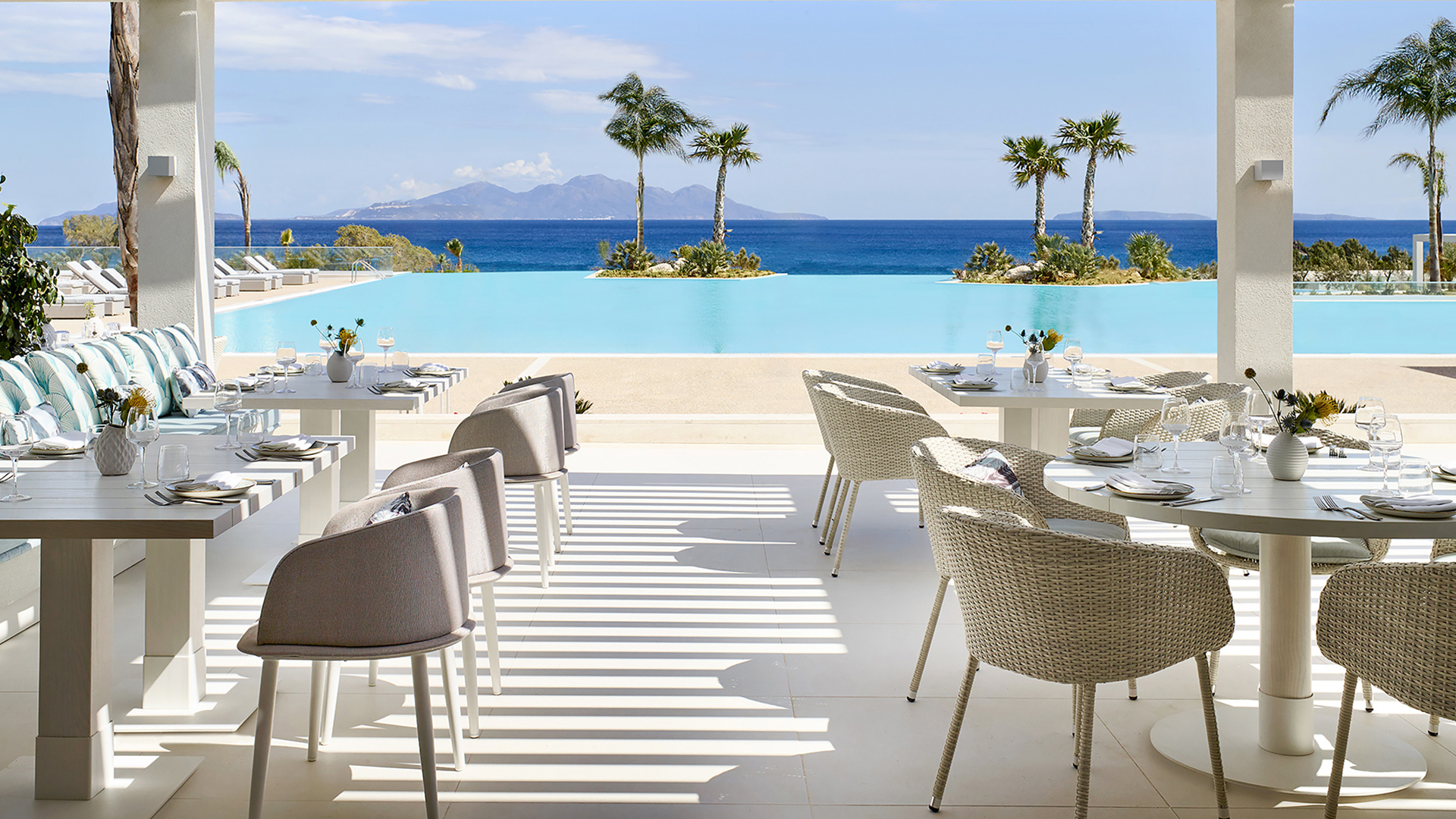 Europe, Greece, Kos, Ikos Aria, Fresco Restaurant