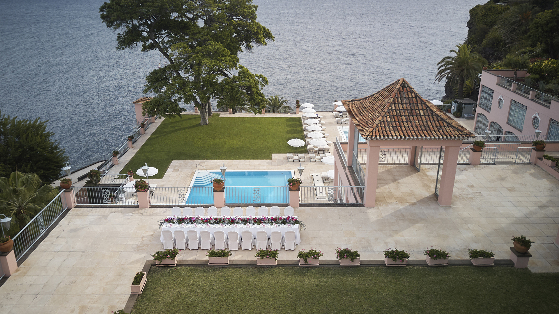 Europe, Portugal, Madeira, Reid's Palace A Belmond Hotel Madeira, Garden Junior Suite view