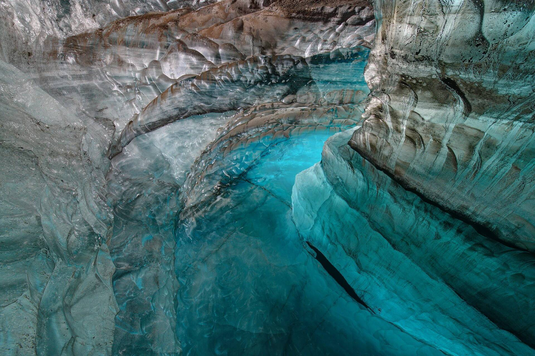 Europe, Iceland, Ice Cave