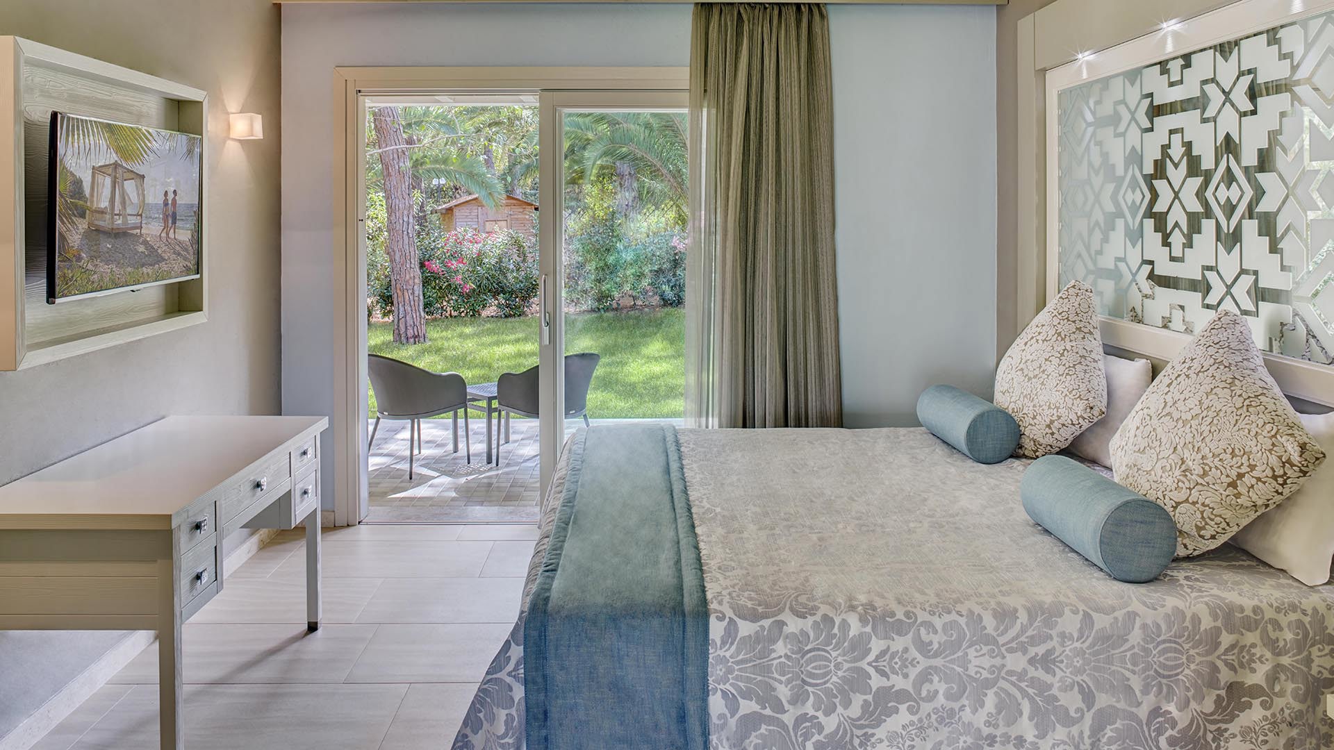  Europe, Italy, Sardinia, Forte Village - Il Castello, Deluxe Family Bungalow