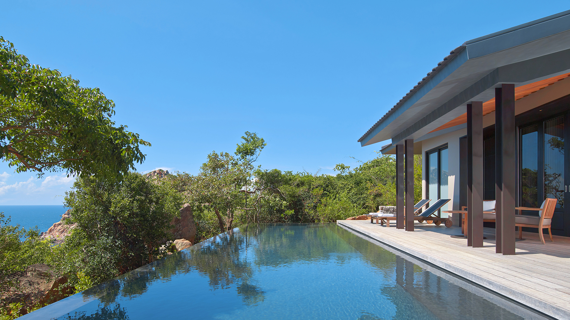 Worldwide, Vietnam, Amano'i, Pool Pavilion Terrace