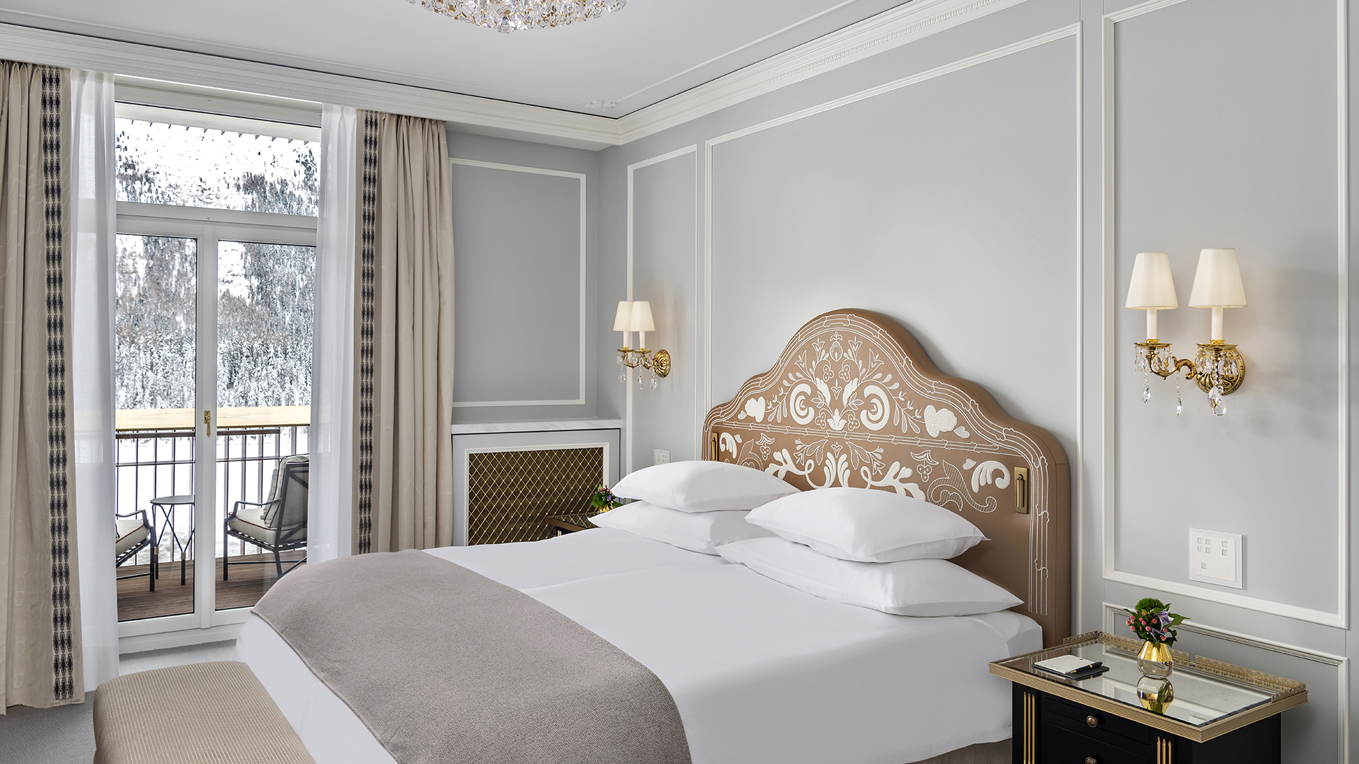 Ski & Snow, St Moritz, Switzerland, Badrutt's Palace Hotel, St Moritz Suite