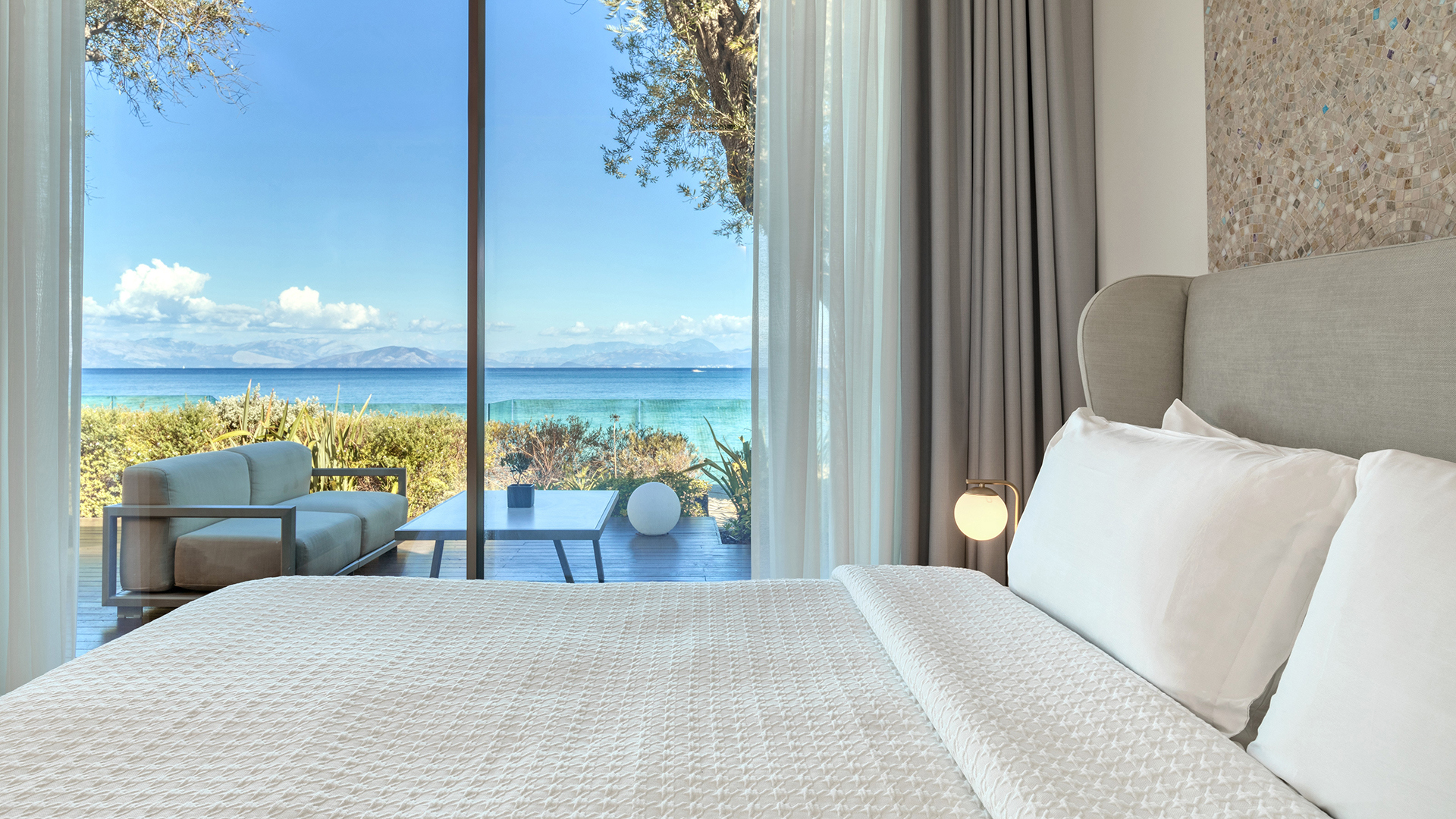 Europe & North Africa, Greece, Corfu, Domes Miramare, A Luxury Collection Resort, Pearl Bedroom