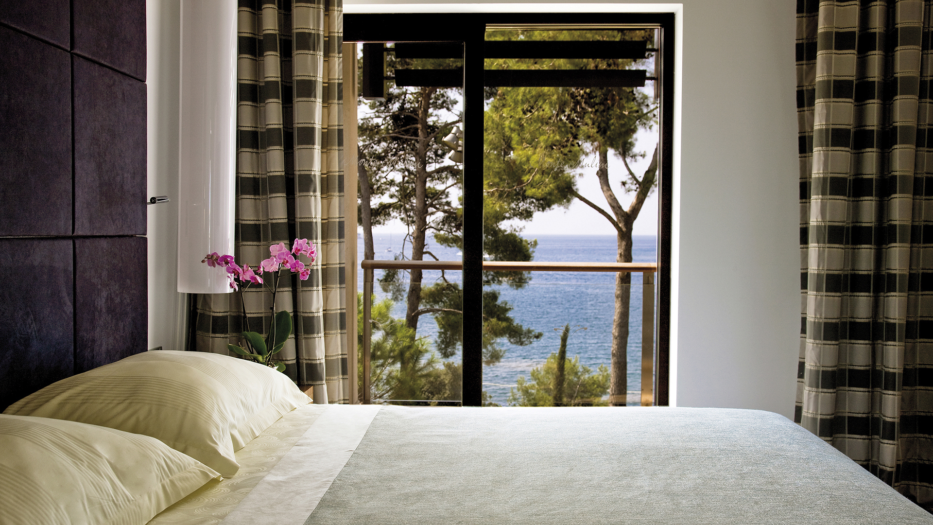 Europe, Croatia, Hotel Monte Mulini, Bedroom