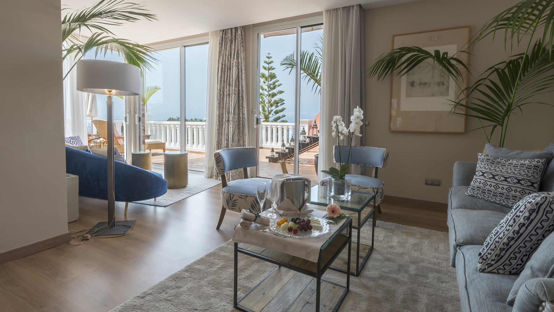 Europe, Spain, Tenerife, Bahia del Duque, Living area 