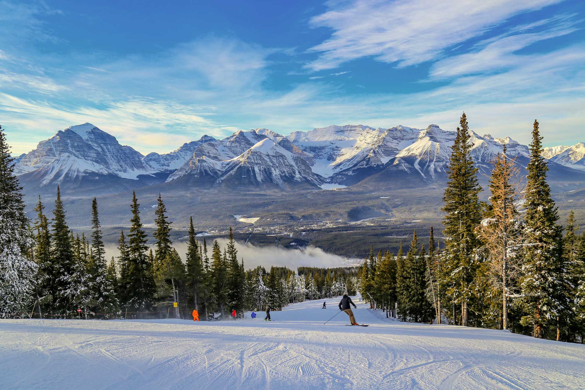 Lake Louise Ski Resort in British Columbia, Canada