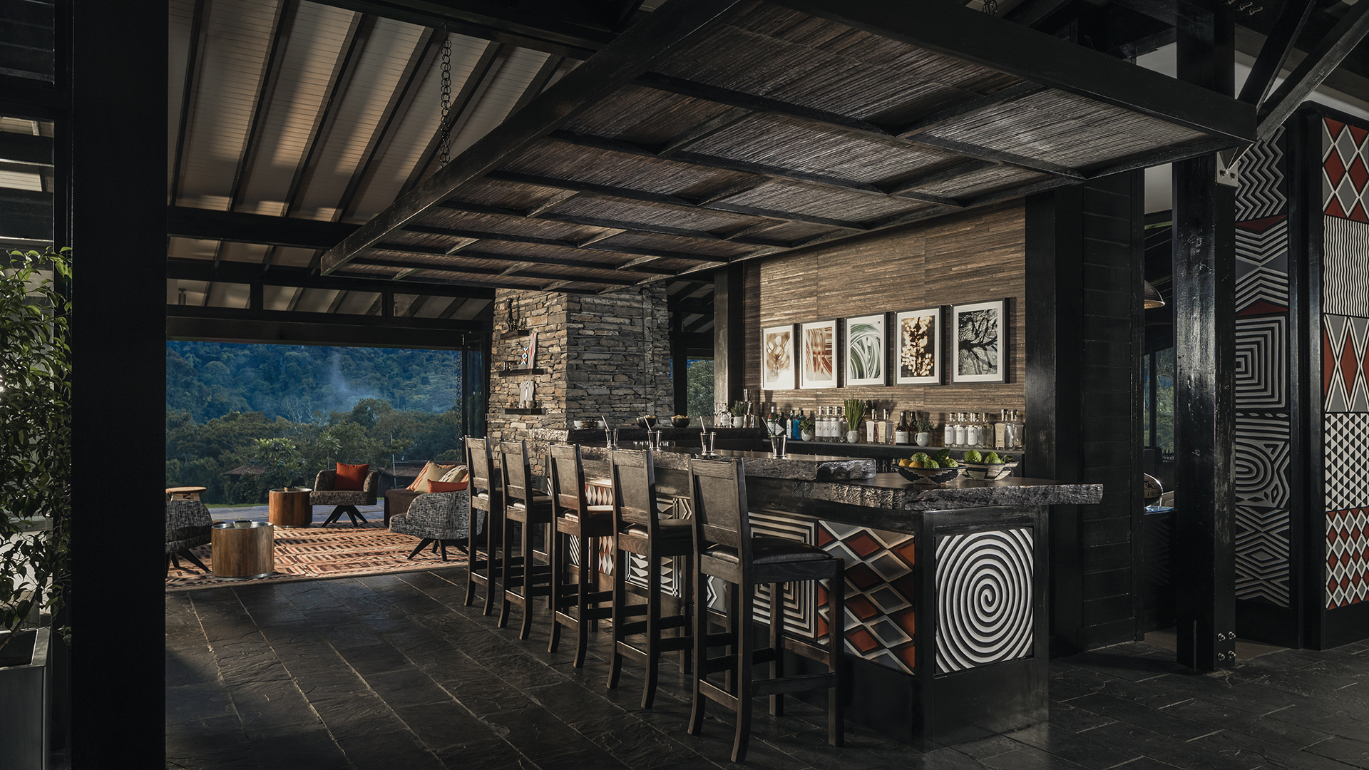  Africa, Rwanda, One&Only Ngyungwe House, Tea Lounge Bar