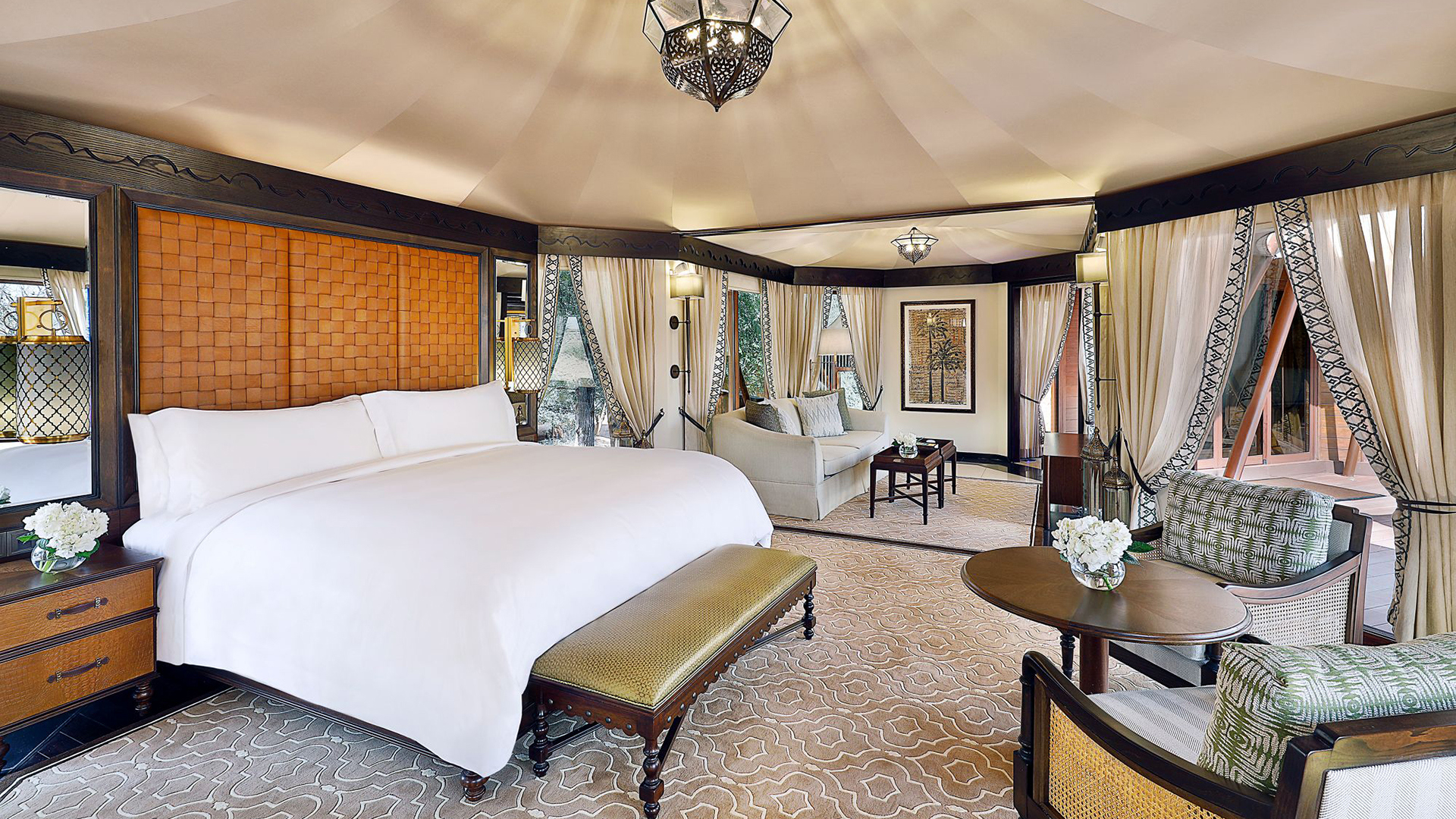 Indian Ocean, Arab Emirates, Dubai, The Ritz-Carlton, Ras Al Khaimah, Al Wadi Desert, Bedroom