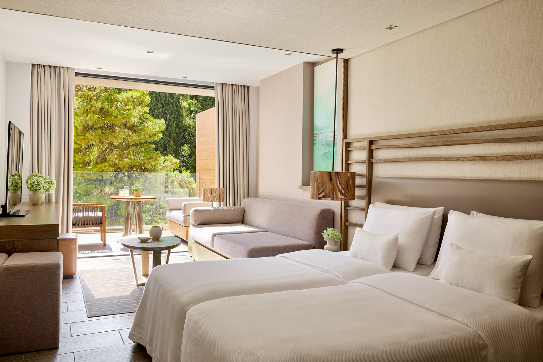 Europe, Greece, Corfu, Angsana Corfu, Woodland View Room