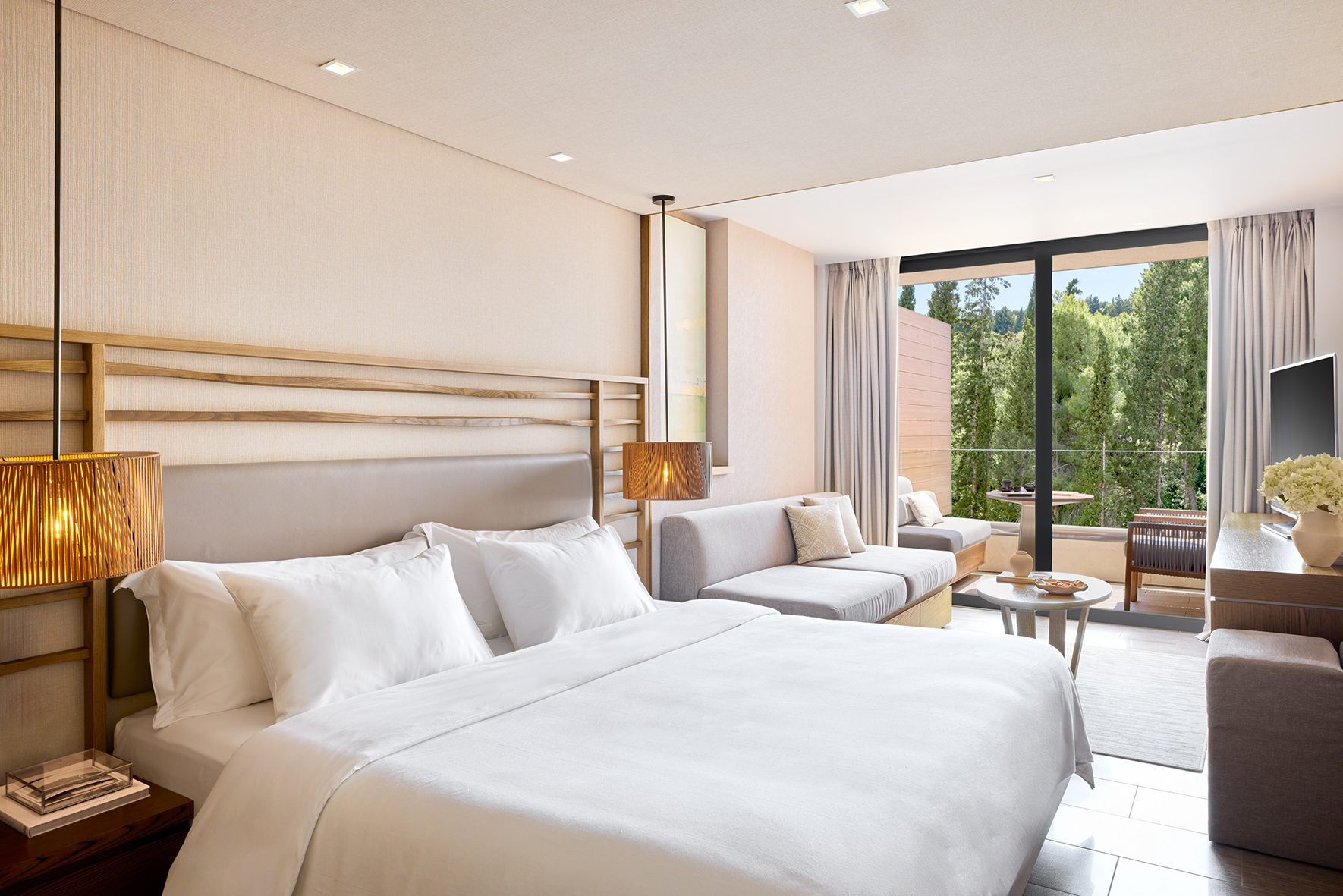 Europe, Greece, Corfu, Angsana Corfu, Woodland View Room