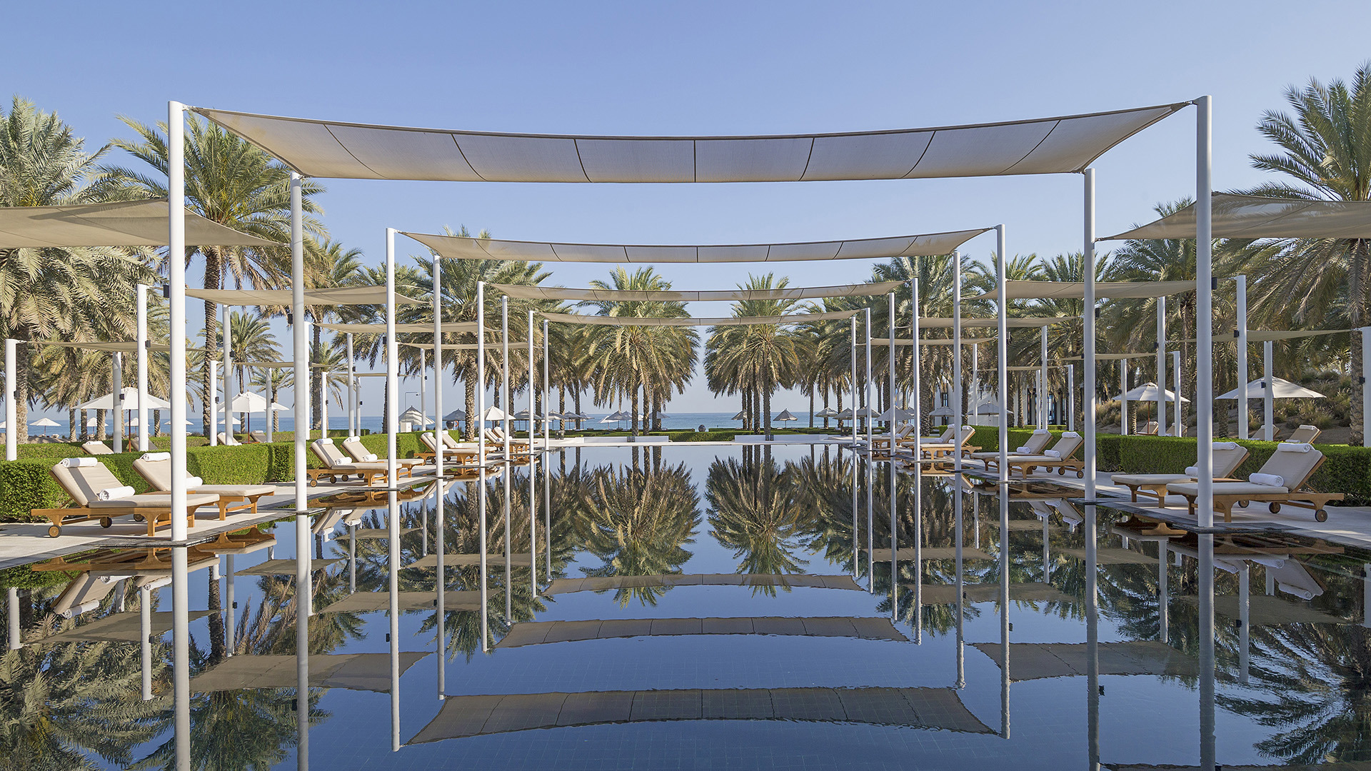 Indian ocean, Oman, The chedi, Serai pool