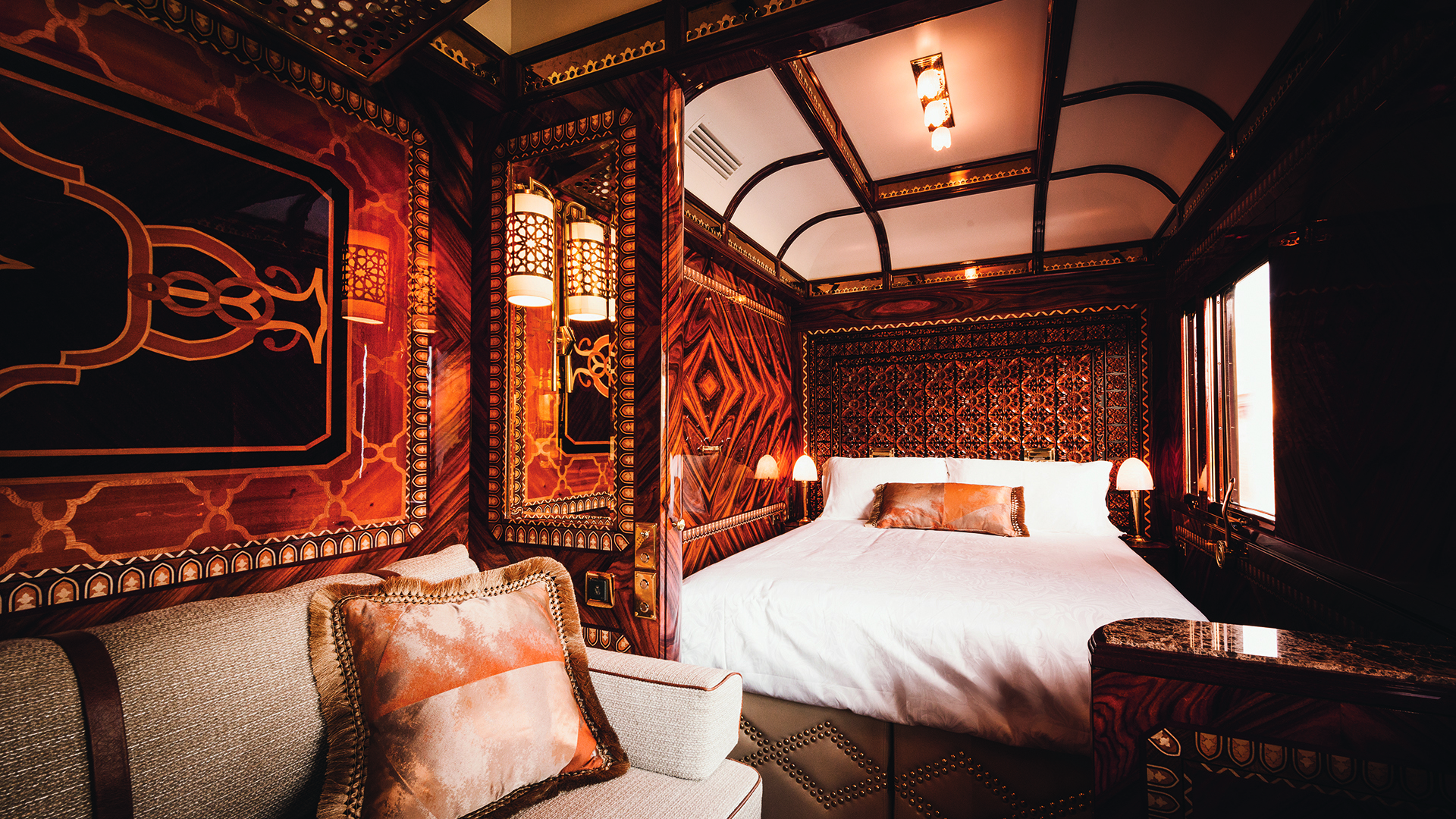 Europe, Italy, Venice Simplon-Orient-Express A Belmond Train Europe, Suite