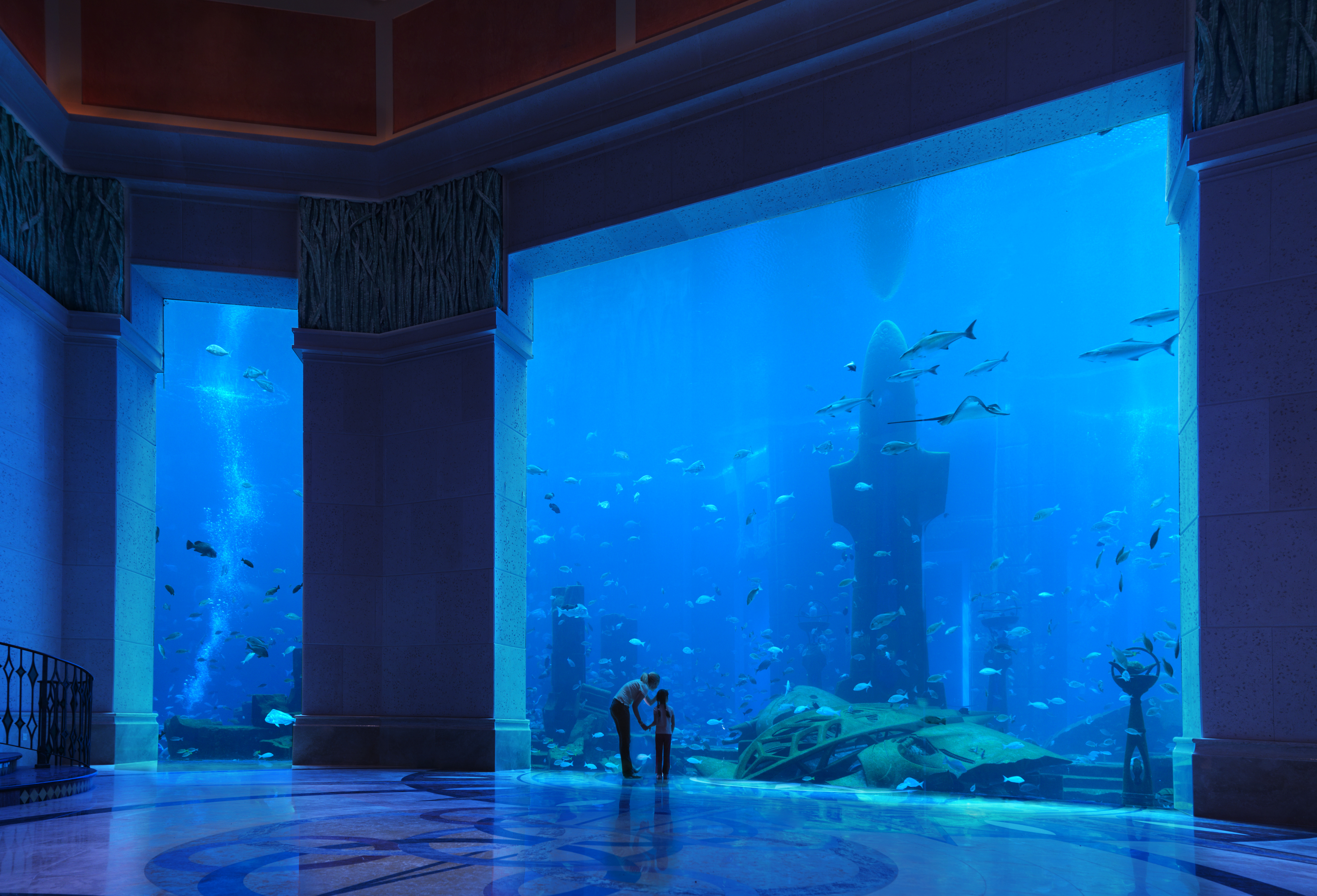 Arabia, Dubai, Atlantis The Palm, aquarium 
