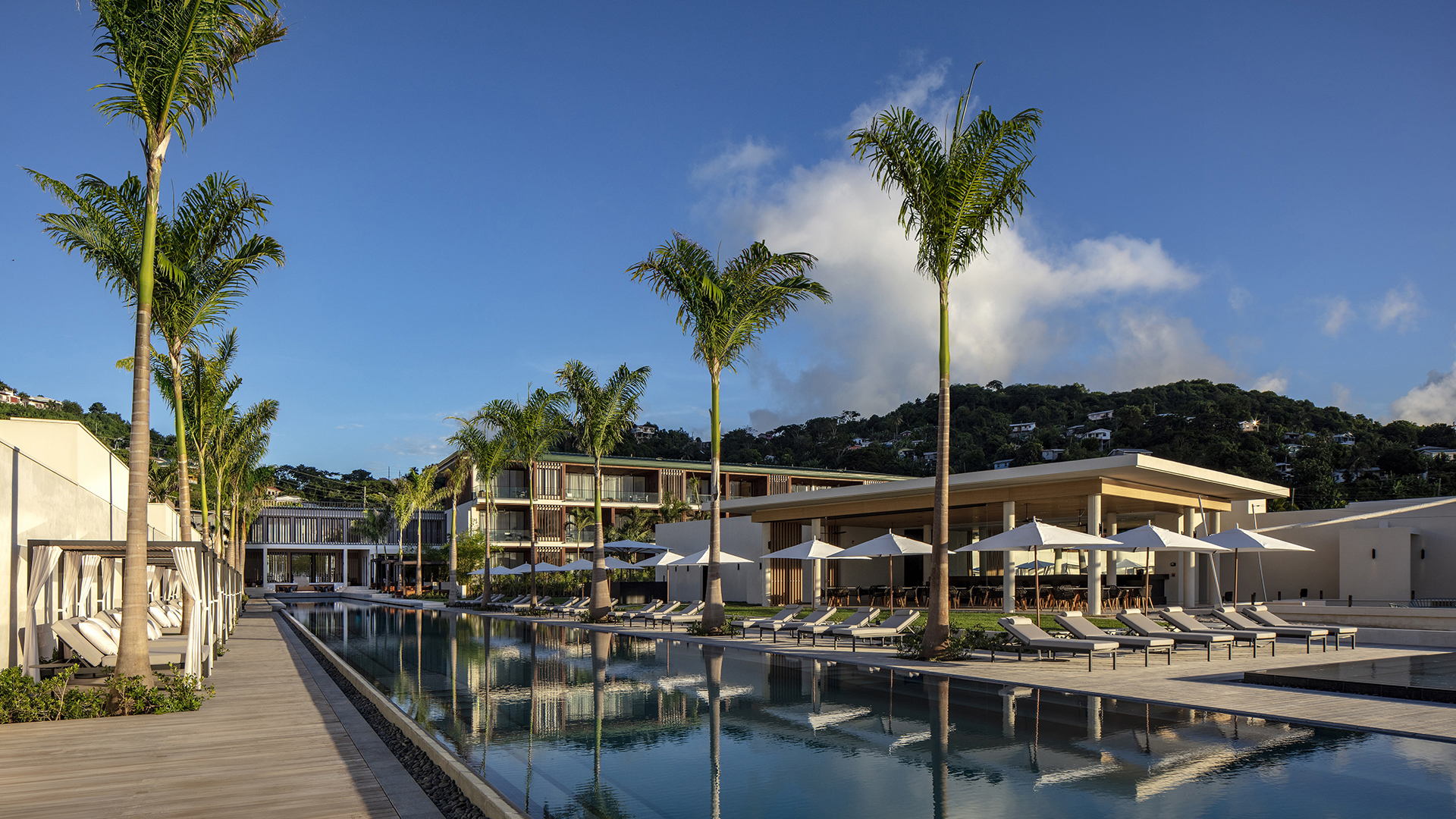 Caribbean, Bermuda & Mexico, Grenada, Silversands Grenada, Pool with cabanas