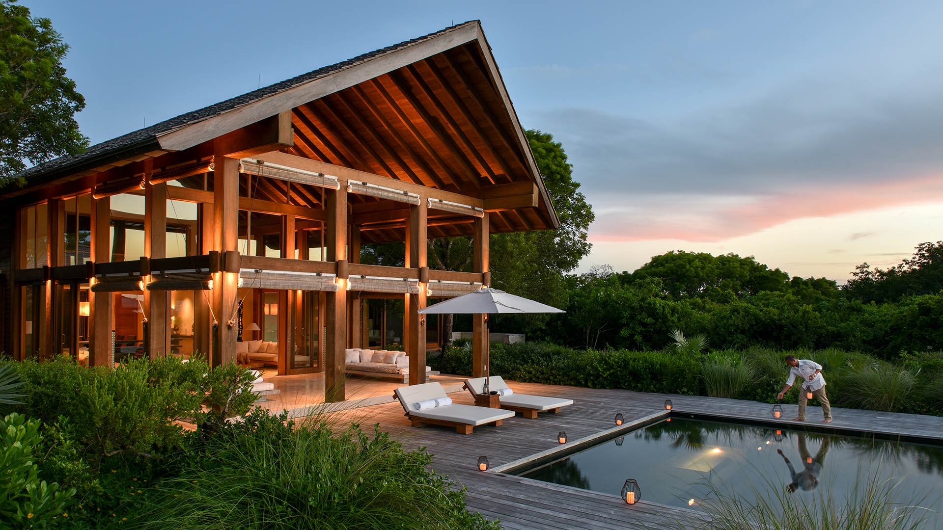 Caribbean, Turks & Caicos, Parrot Cay, Ulmer House