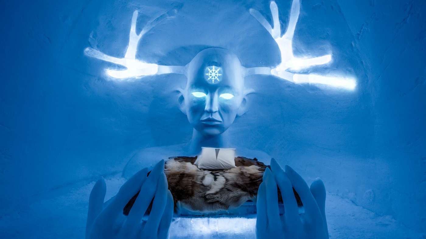 Ski & Snow, Jukkasjärvi, Sweden, Icehotel, Queen of the North Art Suite 