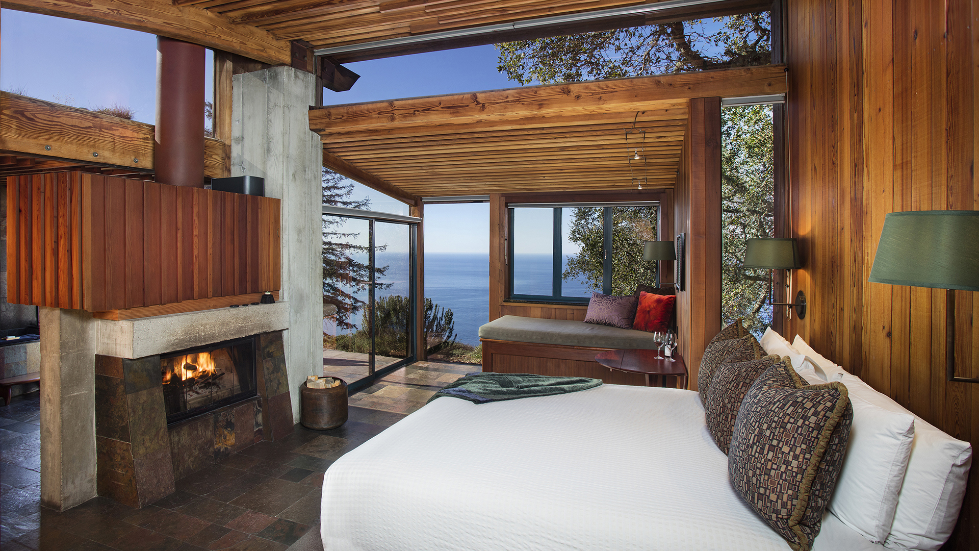  USA, Luxury California Holidays, Post Ranch Inn, Ocean House Room