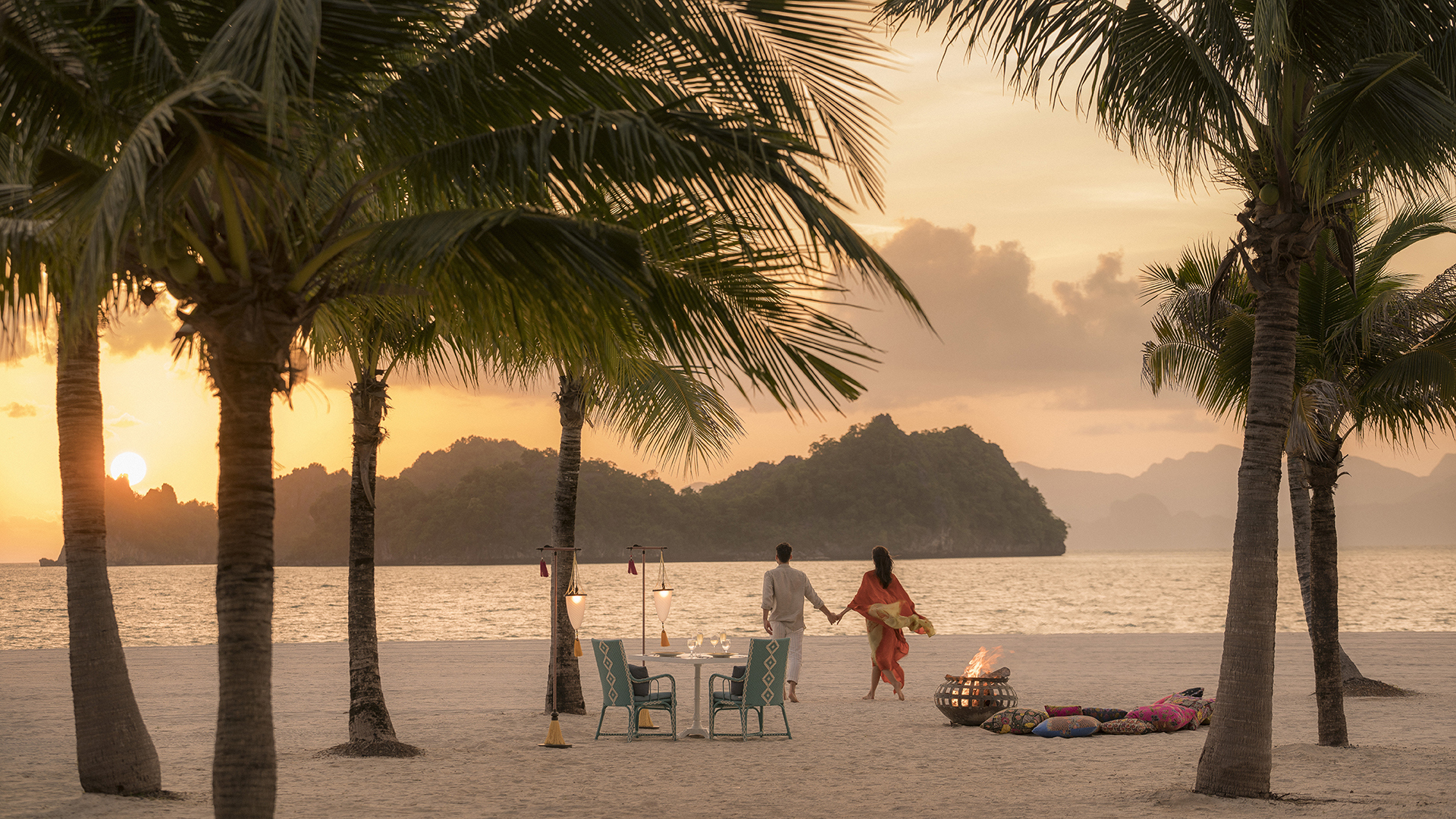 Worldwide, Malaysia & Borneo, Four Seasons Resort Langkawi, Beach sunset