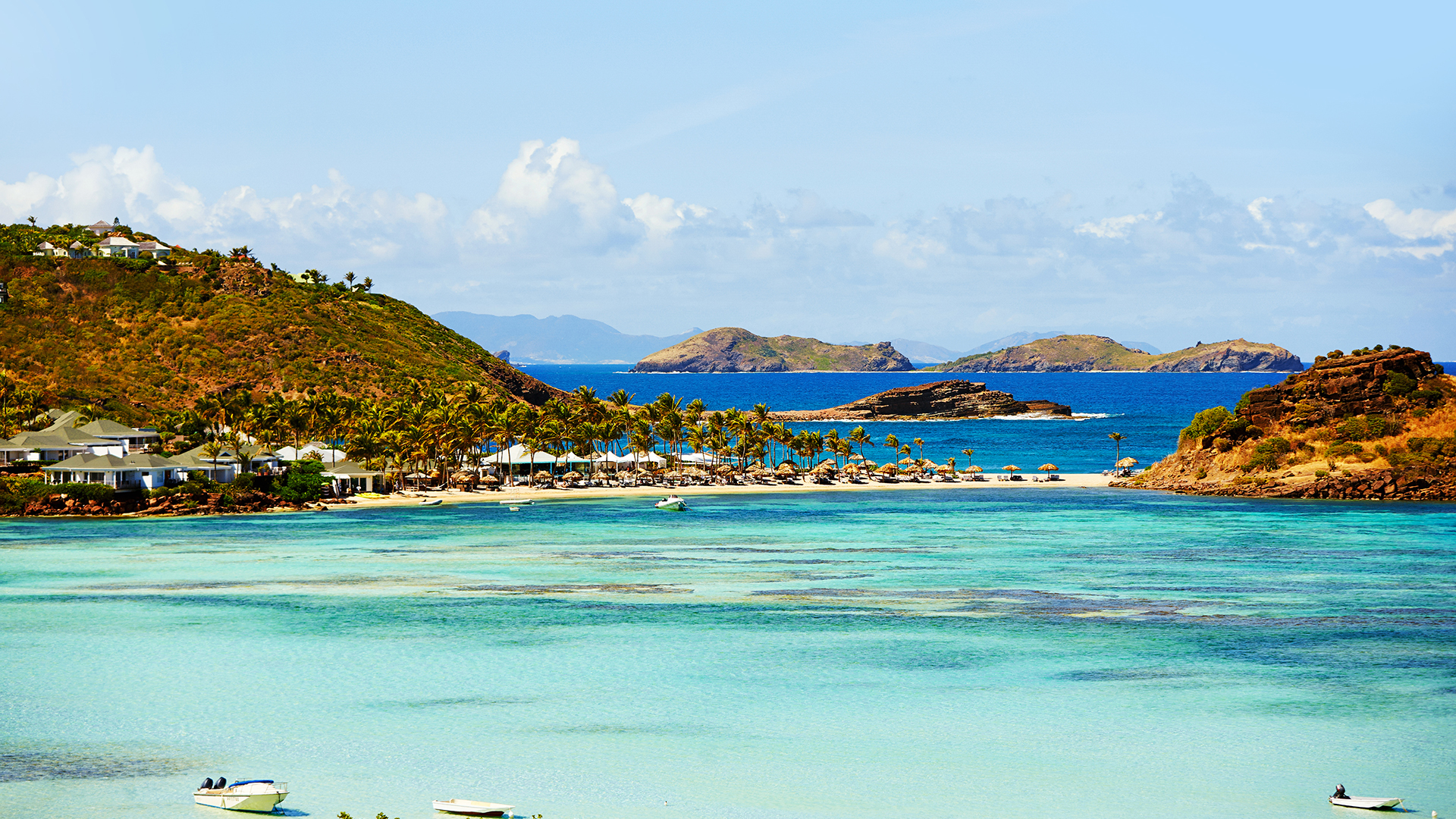 Caribbean, St Barths, Rosewood Le Guanahani St Barth, Lagoon View