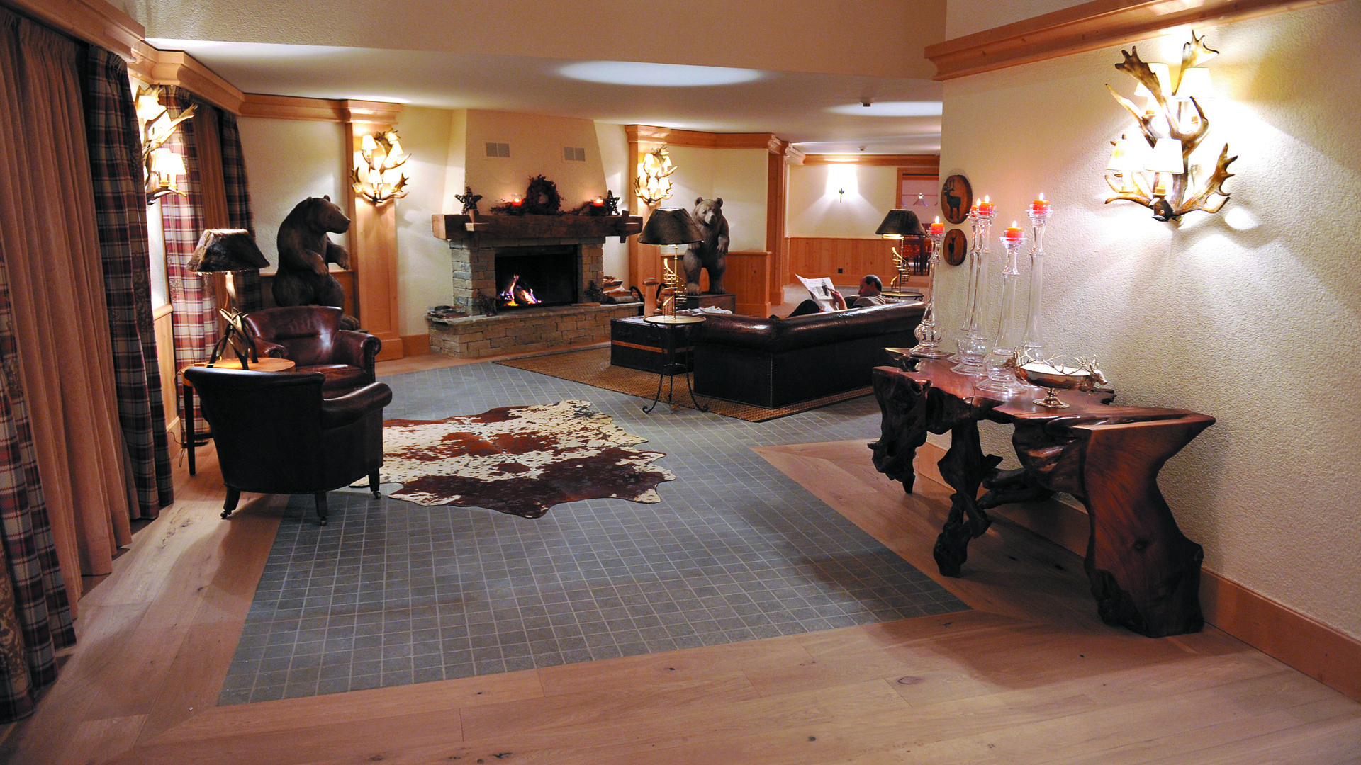Europe ski, Switzerland, Chalet royalp, Lounge area