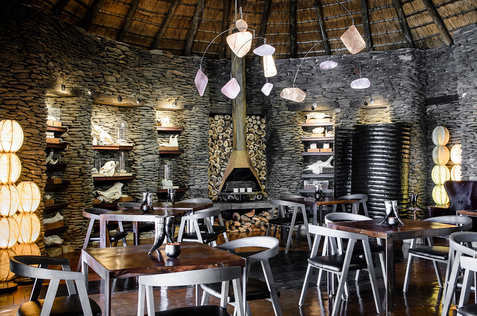  Africa, South Africa, Boulders Lodge at Singita Private Game Reserve, Dining