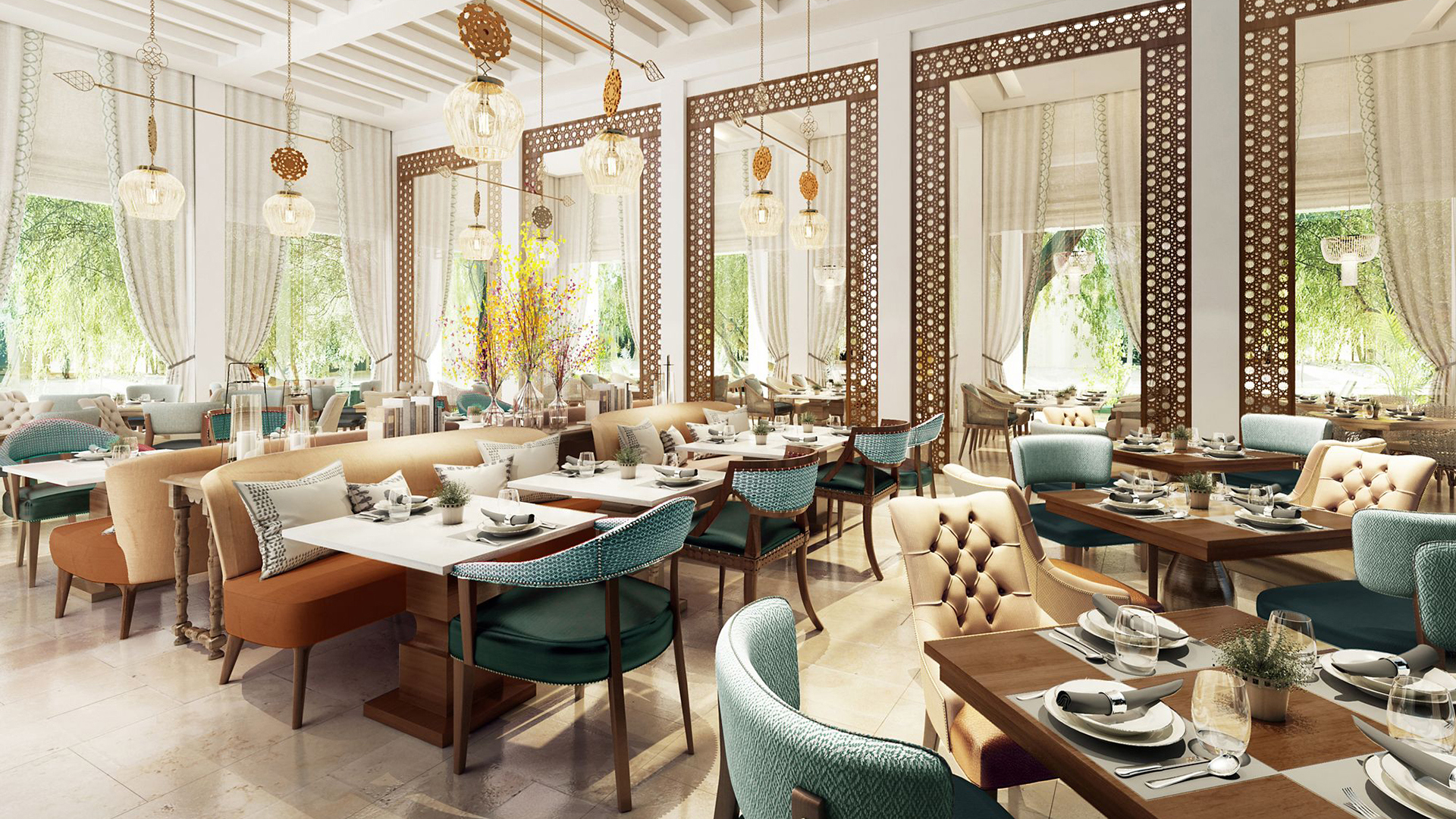 Indian Ocean, Arab Emirates, Dubai, The Ritz-Carlton, Ras Al Khaimah, Al Wadi Desert, Dining