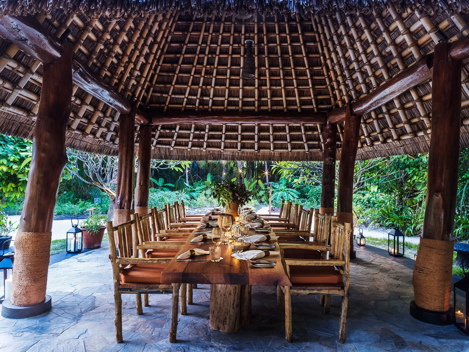 The Chef's Table at Botanica Restraurant, One&Only Reethi Rah, Maldives