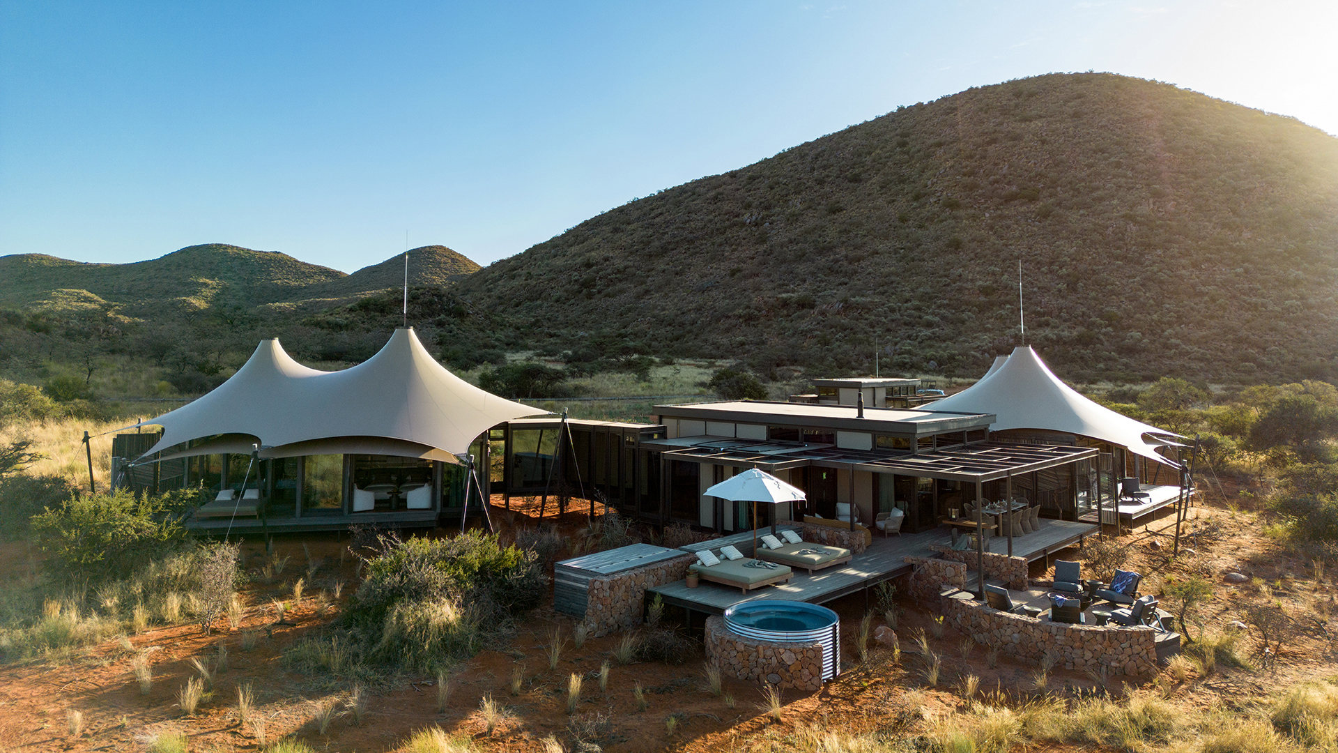  South africa, Northern cape province, Tswalu game reserve, Loapi exterior