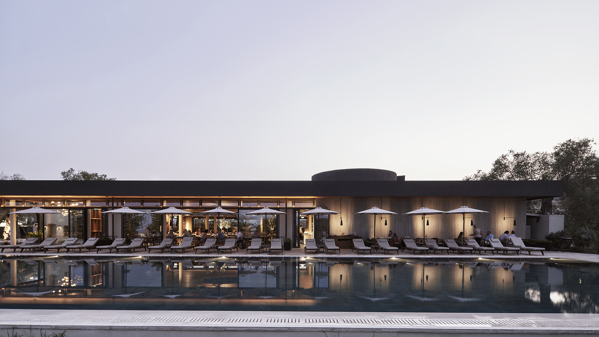 Europe, Greece, Corfu, Olivar Suites, Flya Restaurant