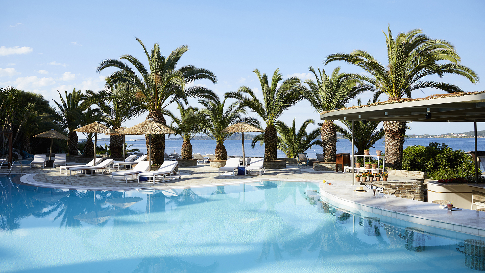 Europe, Greece, Halkidiki, Eagles Palace, Pool