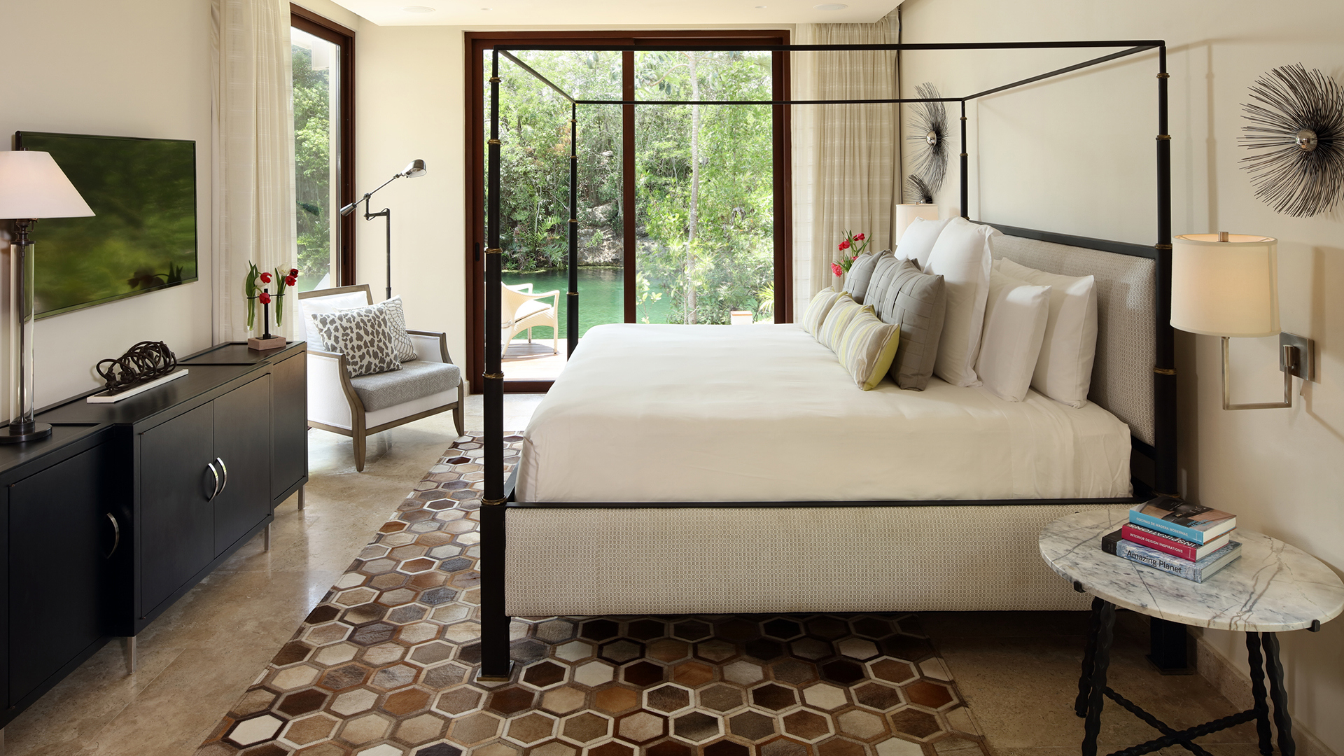 Caribbean, Bermuda & Mexico, Mexico, Rosewood Mayakoba, Master Bedroom Ensueno Villa