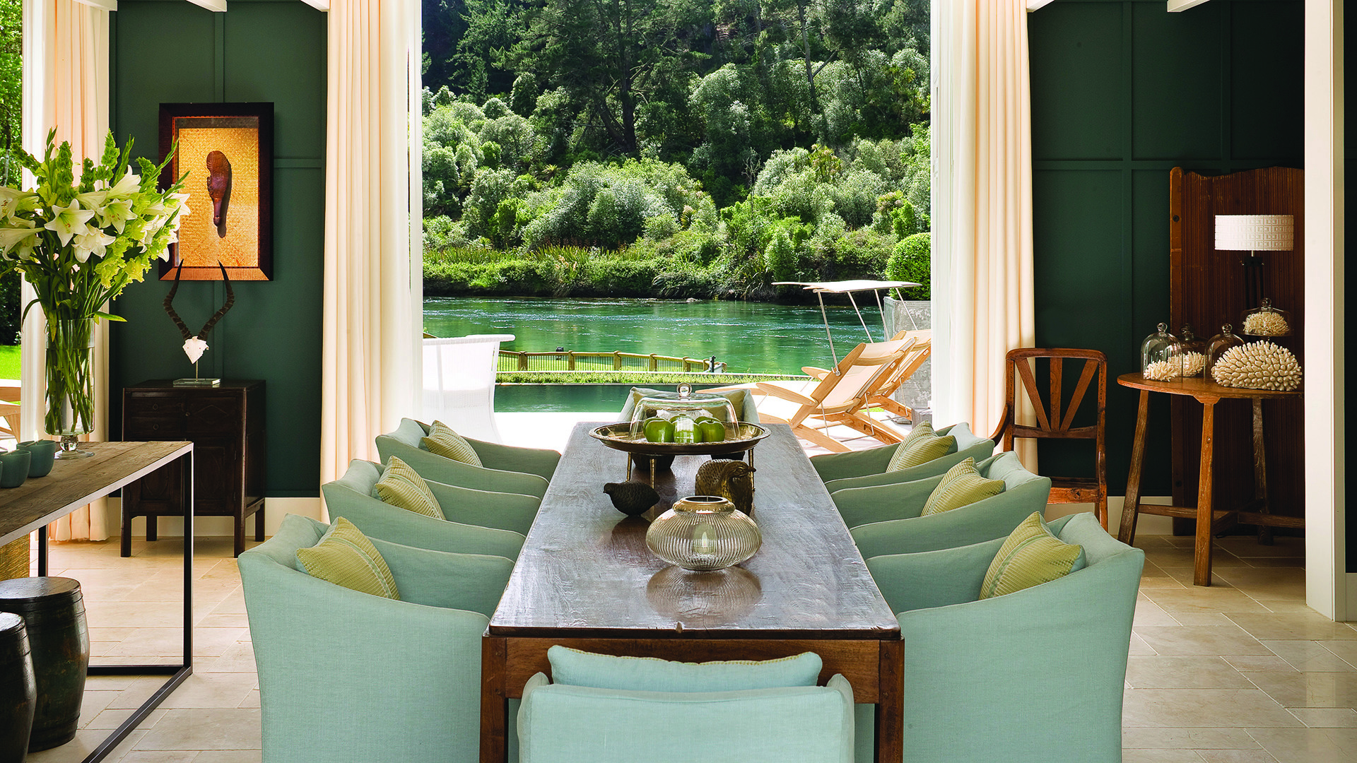  Worldwide, New Zealand, Huka Lodge, Dining