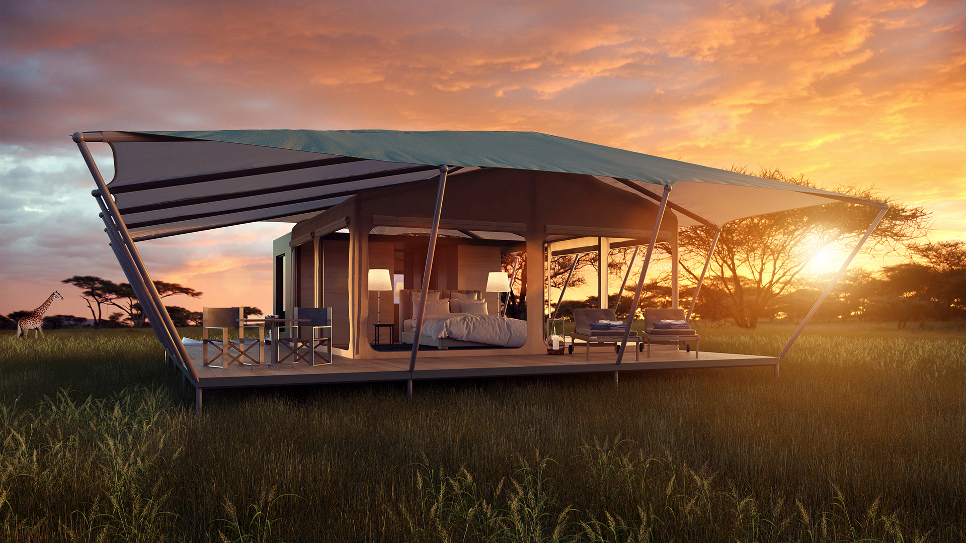  Africa, Tanzania, Roving Bushtops, Exterior