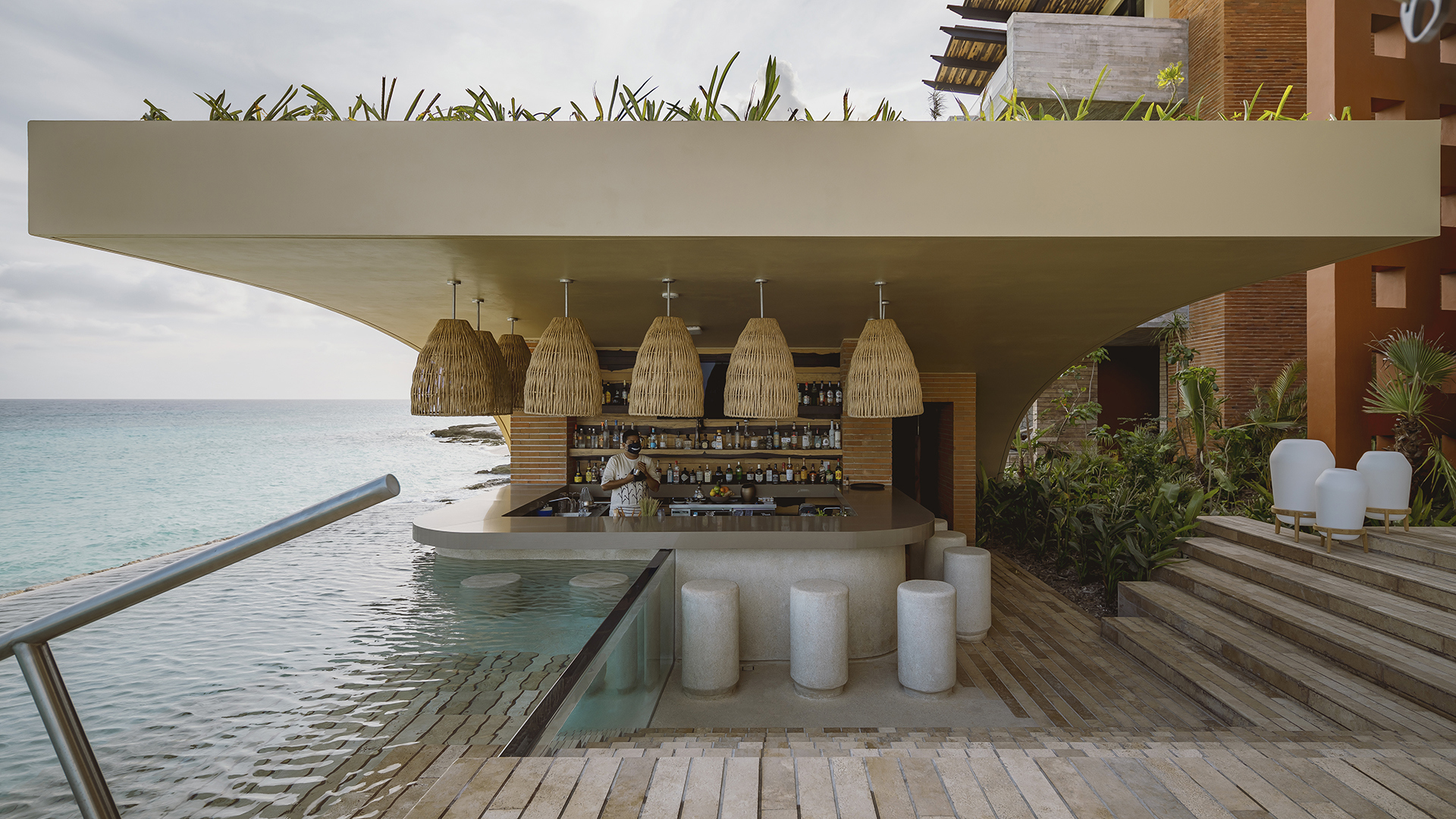 Caribbean, Mexico, Casa de la Playa, Bar